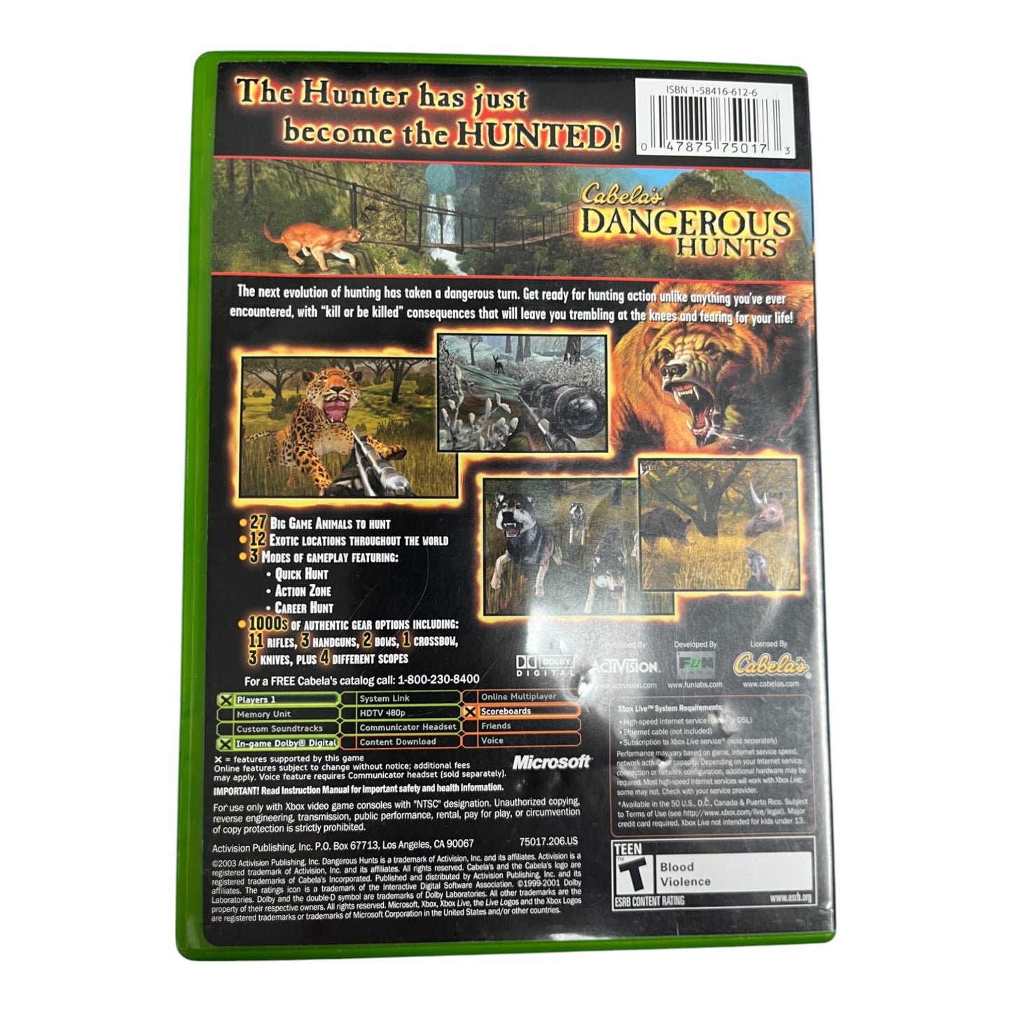 Cabela's Dangerous Hunts (Xbox)