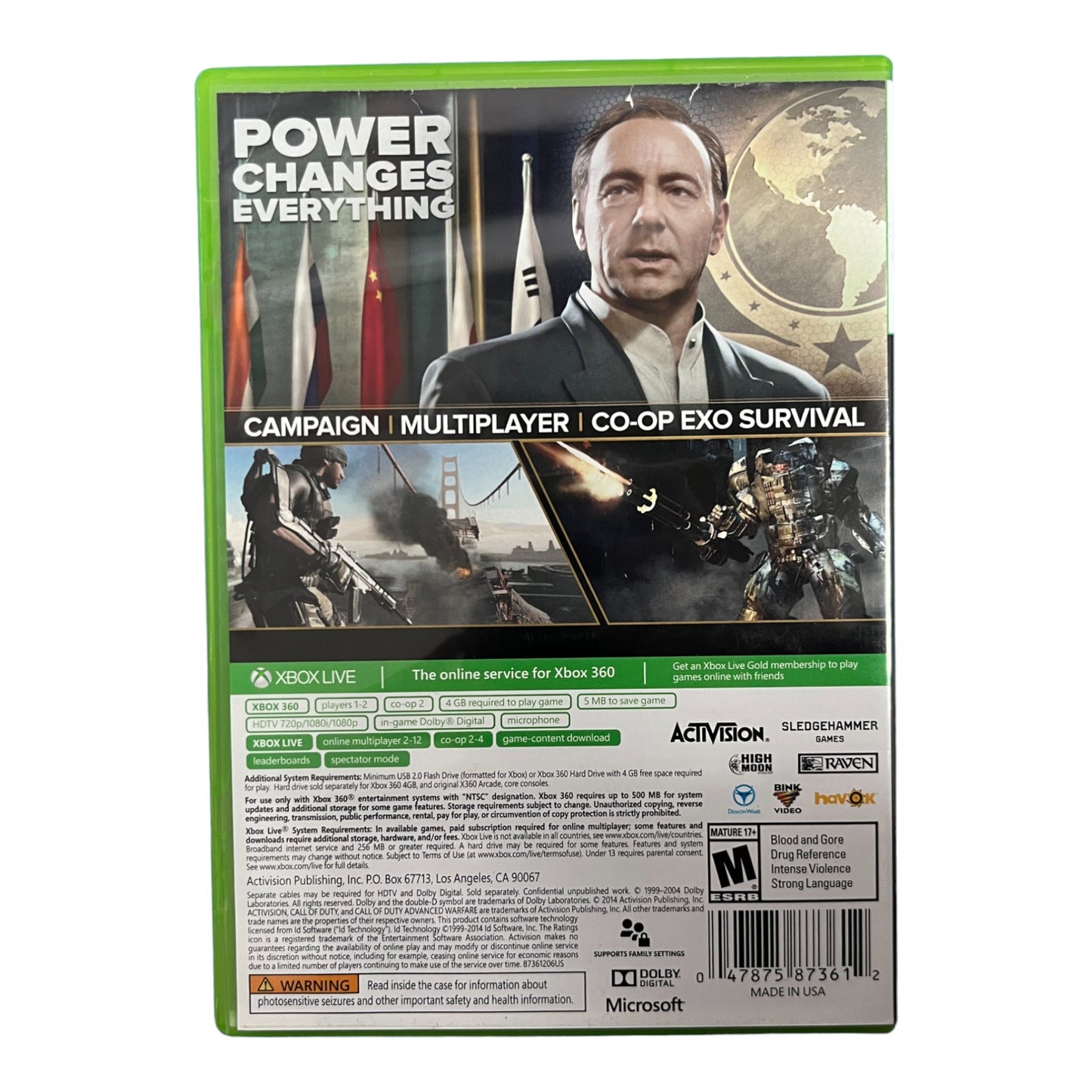 Call Of Duty Advanced Warfare (Xbox 360)