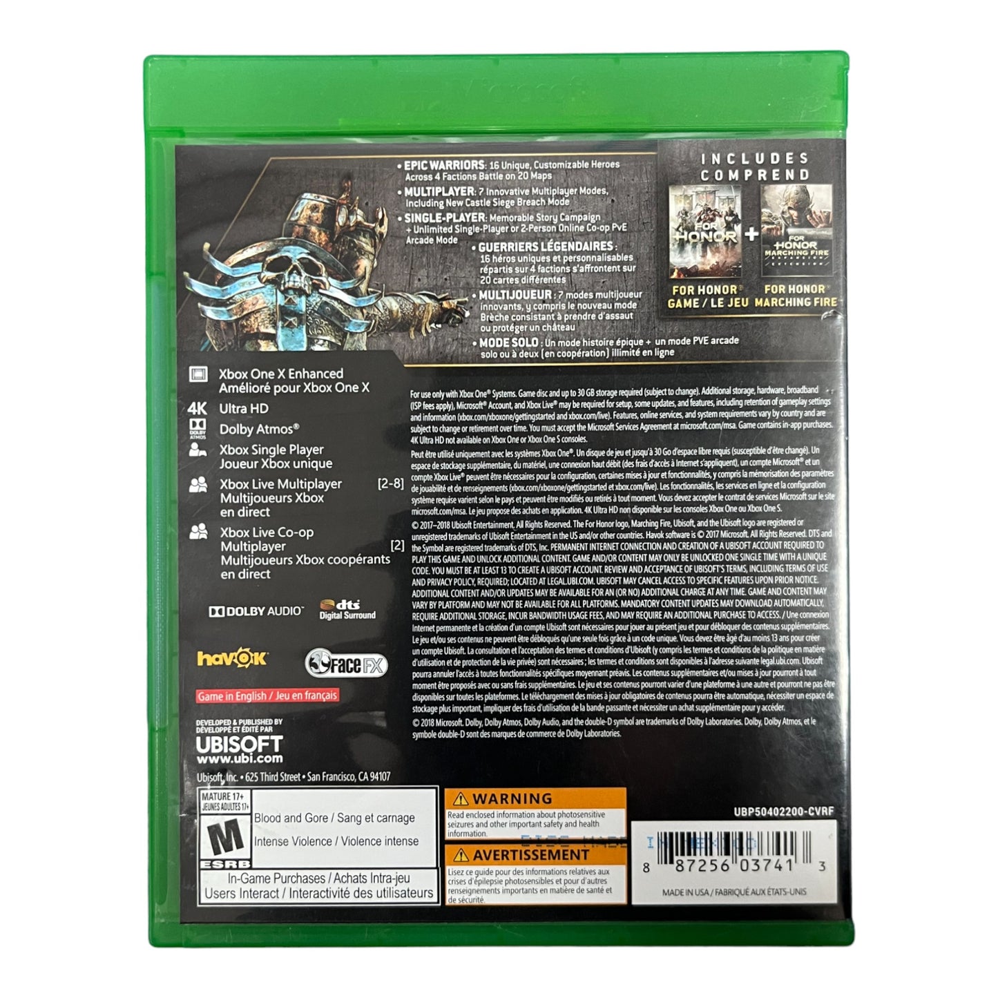 For Honor Marching Fire Edition (XboxOne)