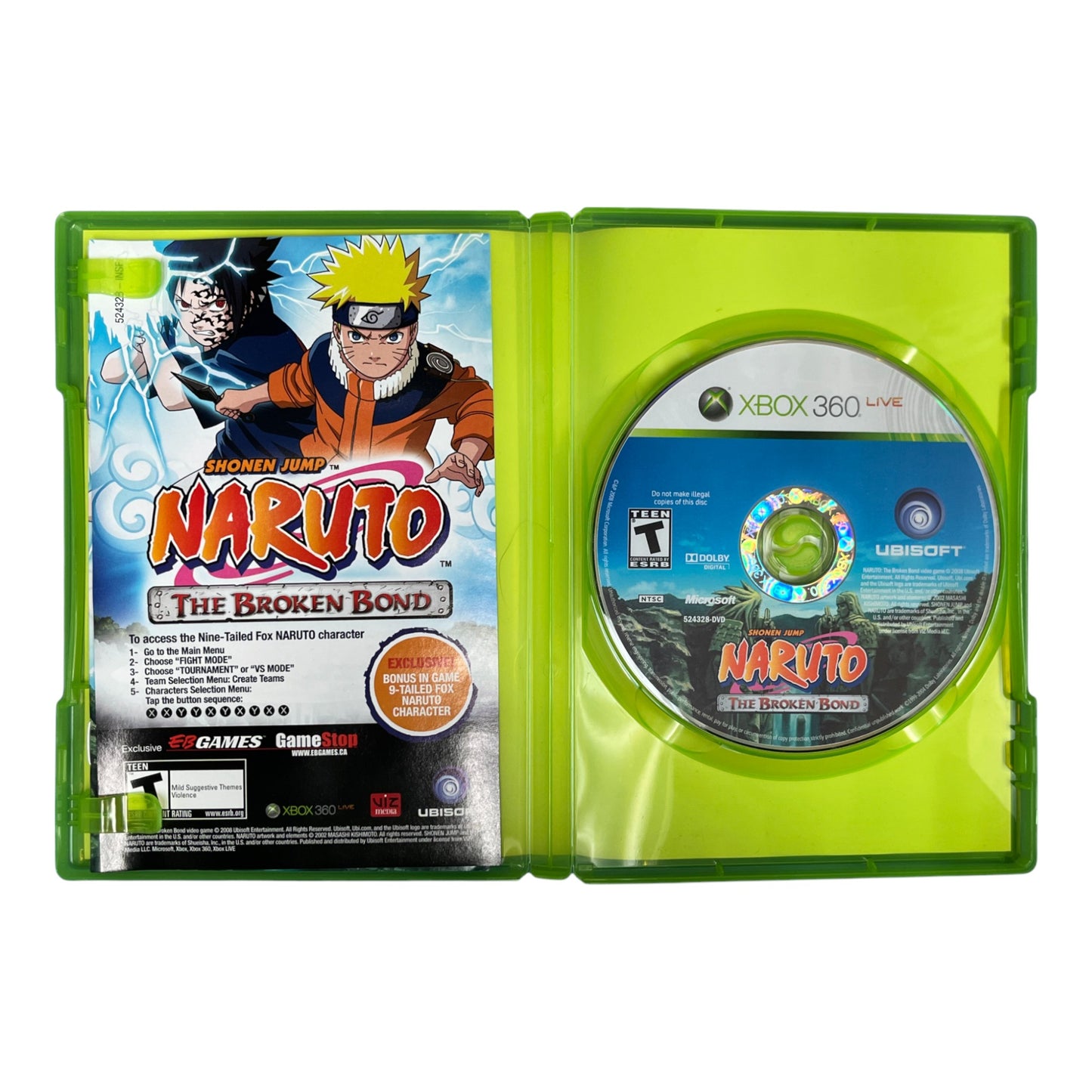 Naruto Broken Bond (Xbox360)