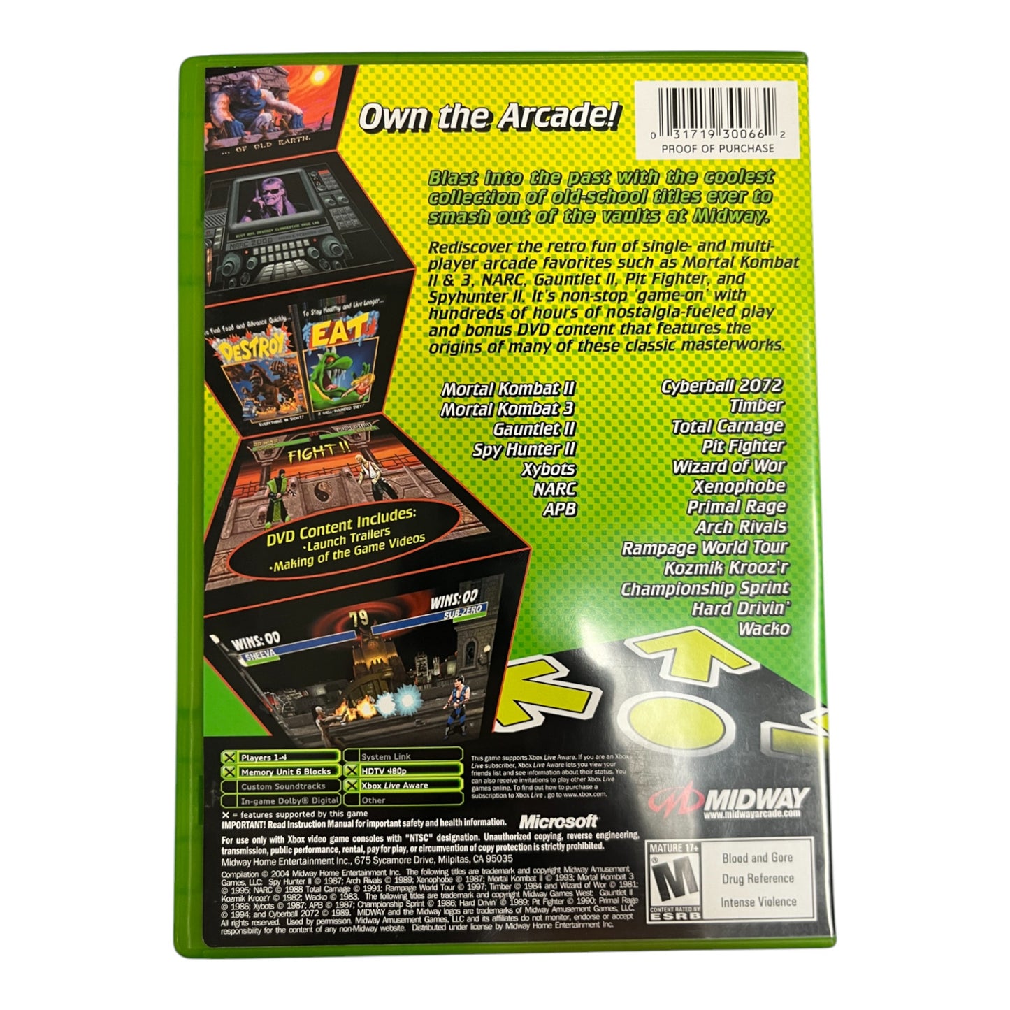 Midway Arcade Treasures 2 (Xbox)