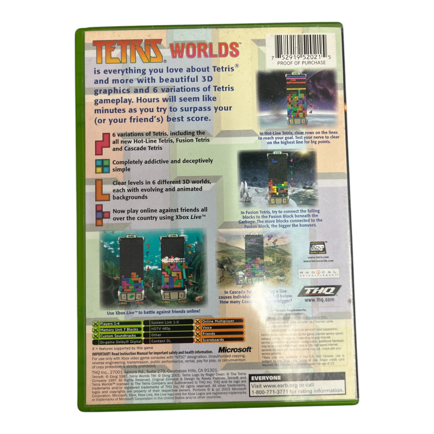 Tetris Worlds (Xbox)