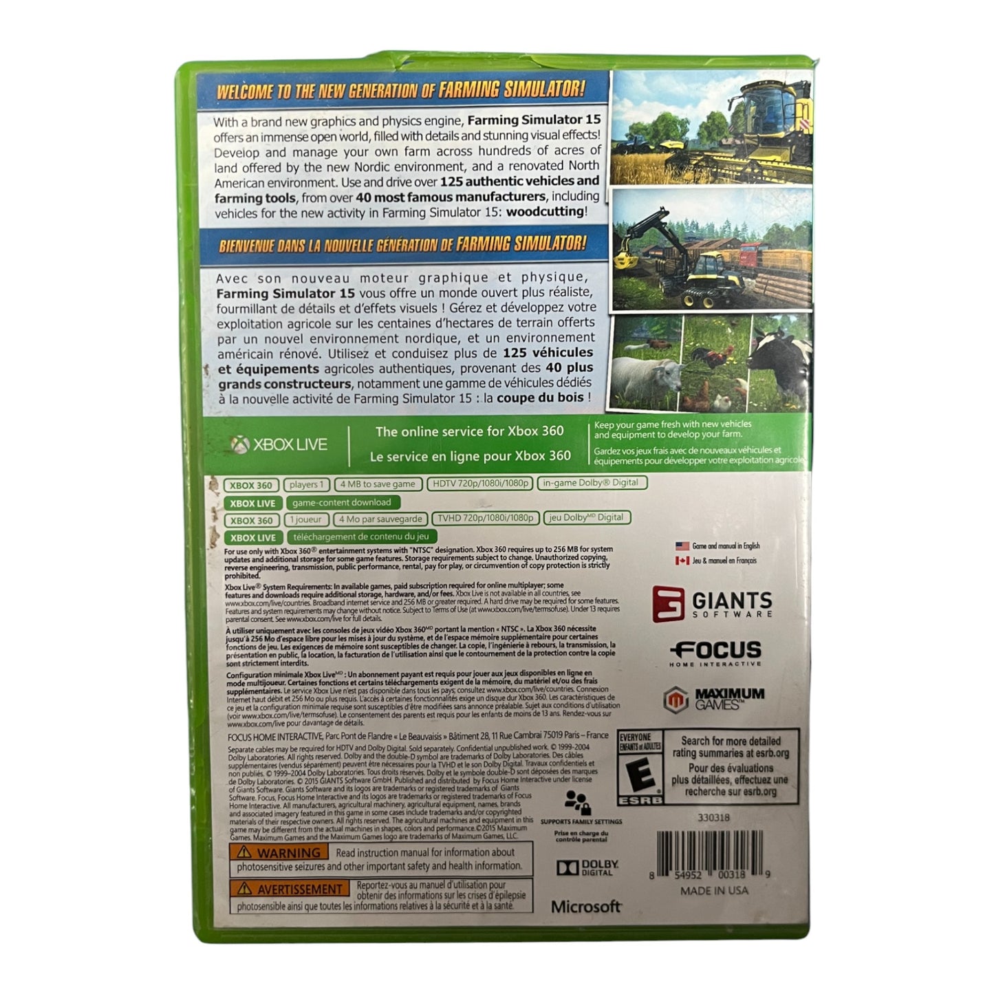 Farming Simulator 15 (Xbox360)