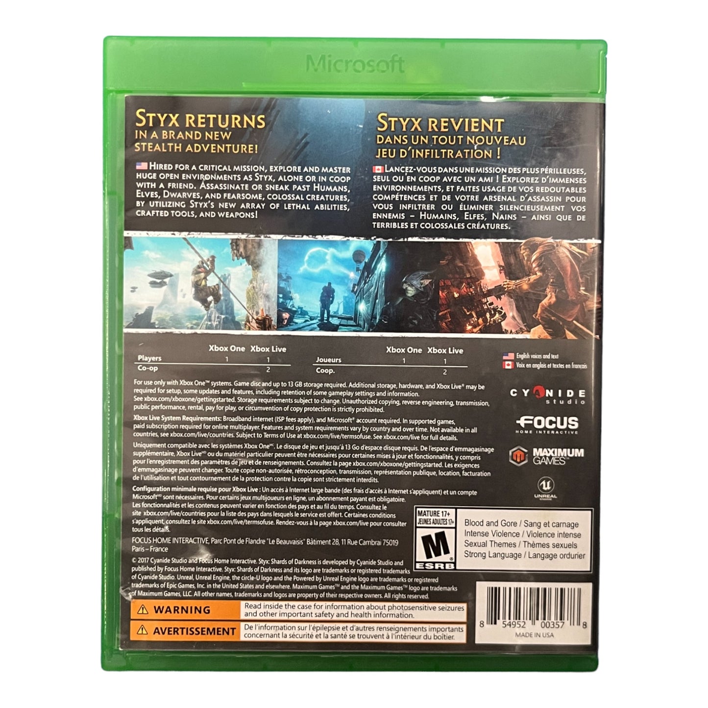 Styx: Shards Of Darkness (XboxOne)