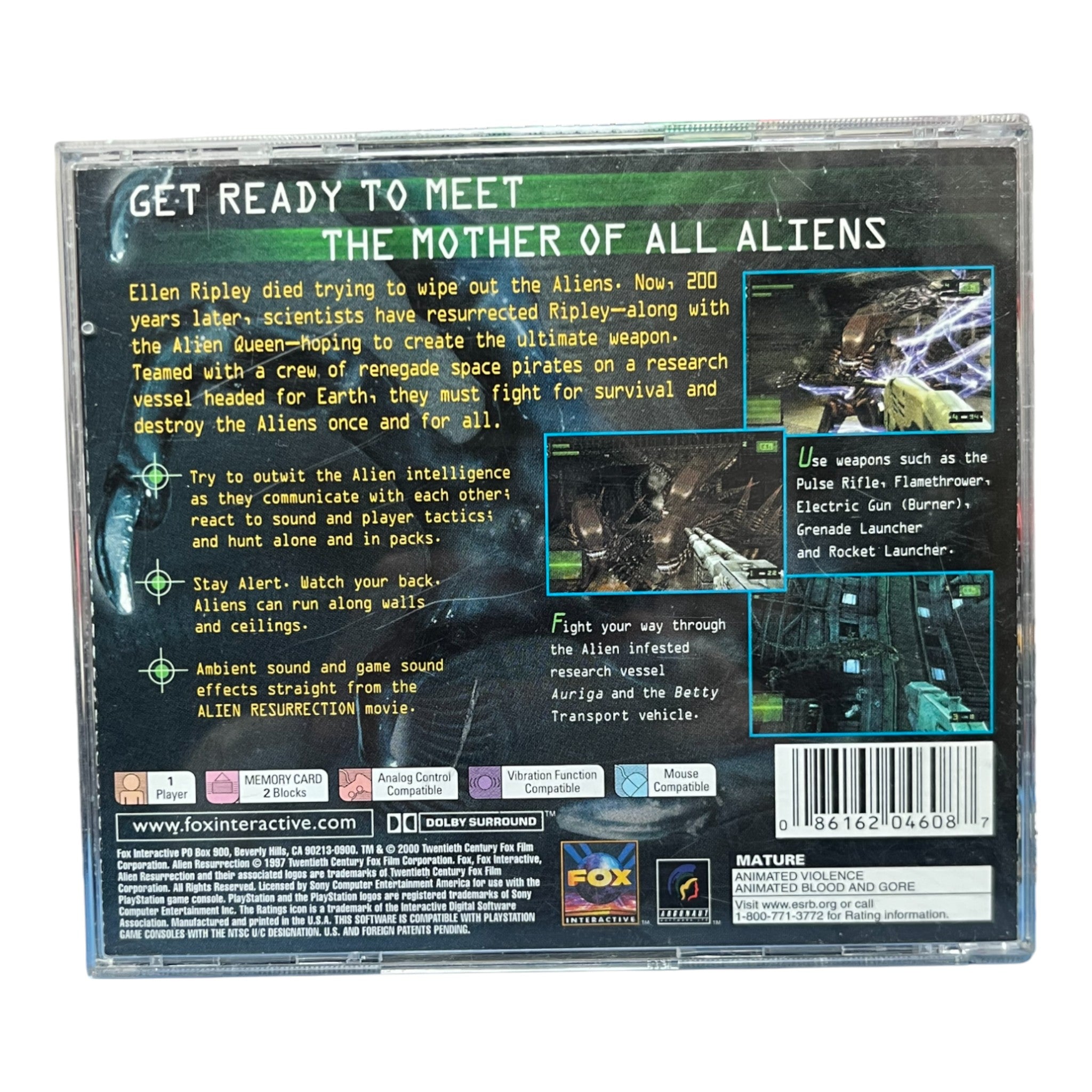 Alien Resurrection (PS1) – Retro North Games