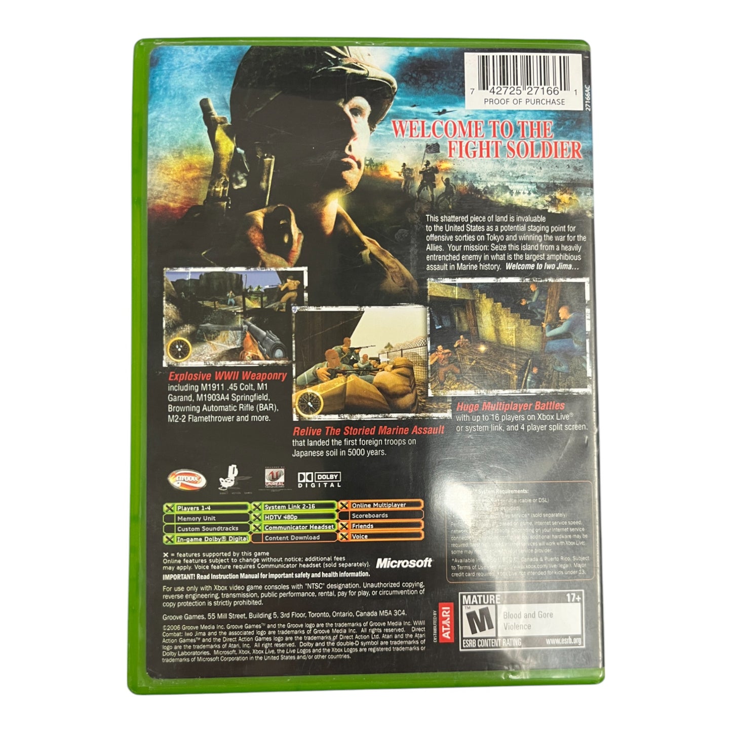 World War II Combat: Iwo Jima (Xbox)