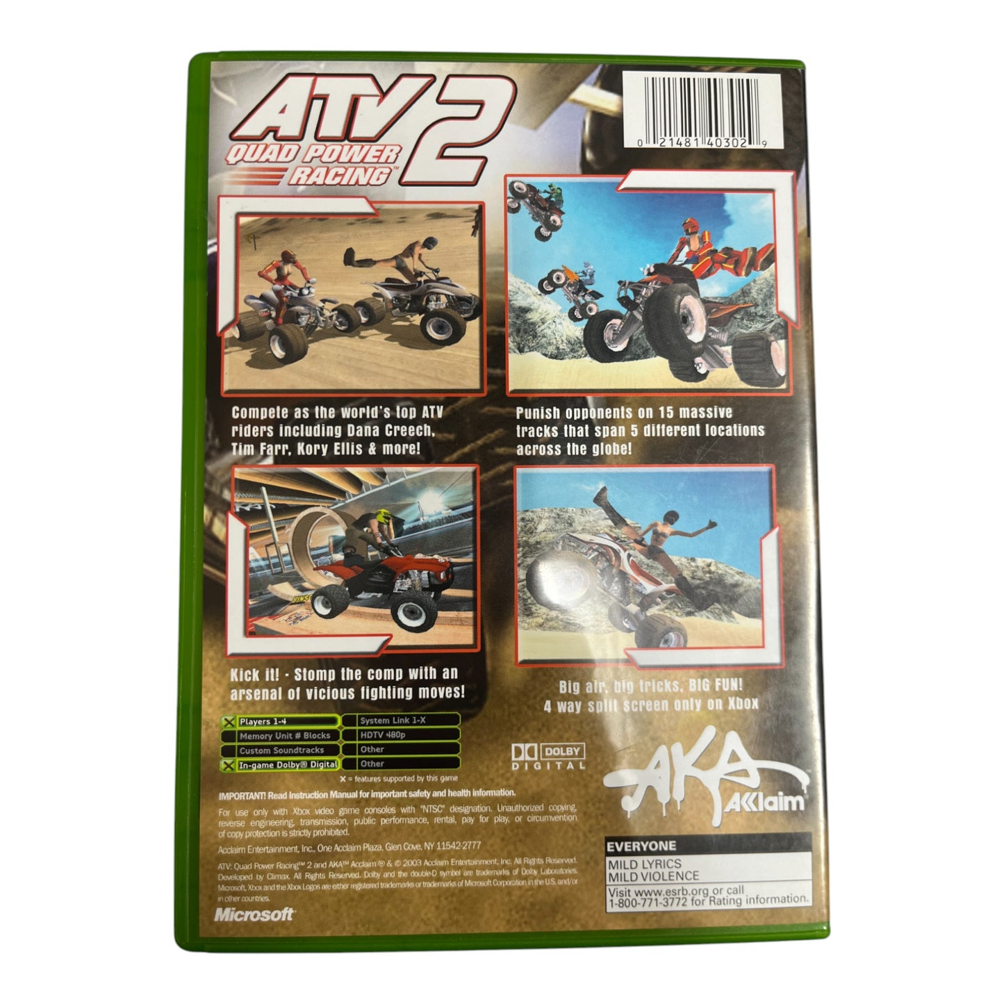 ATV Quad Power Racing 2 (Xbox)