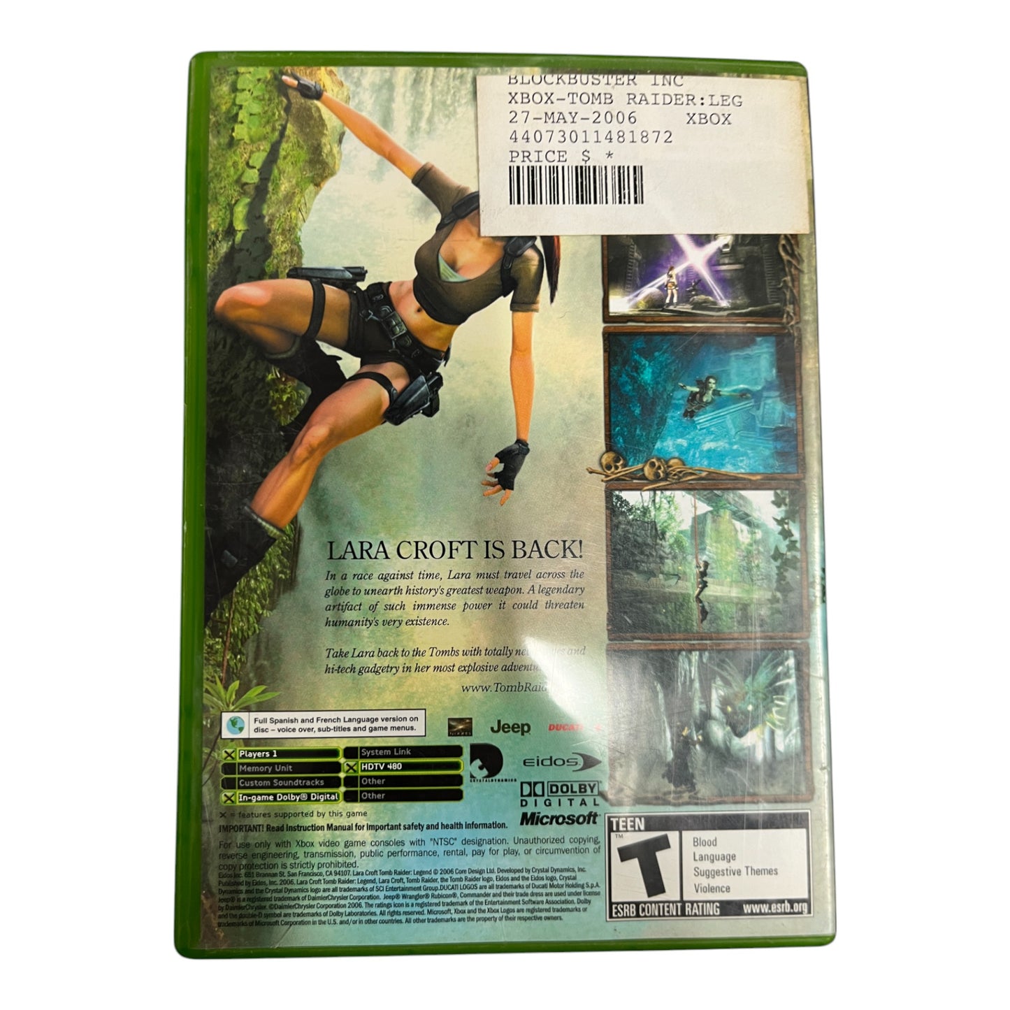 Tomb Raider: Legend (Xbox)