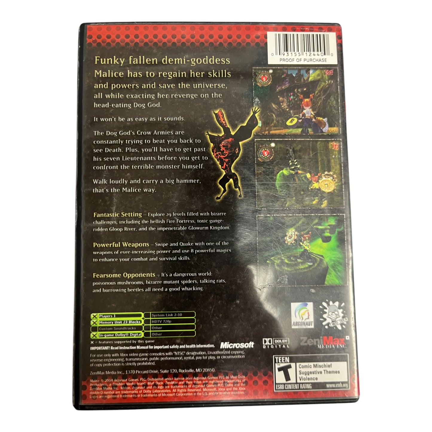 Malice (Xbox)