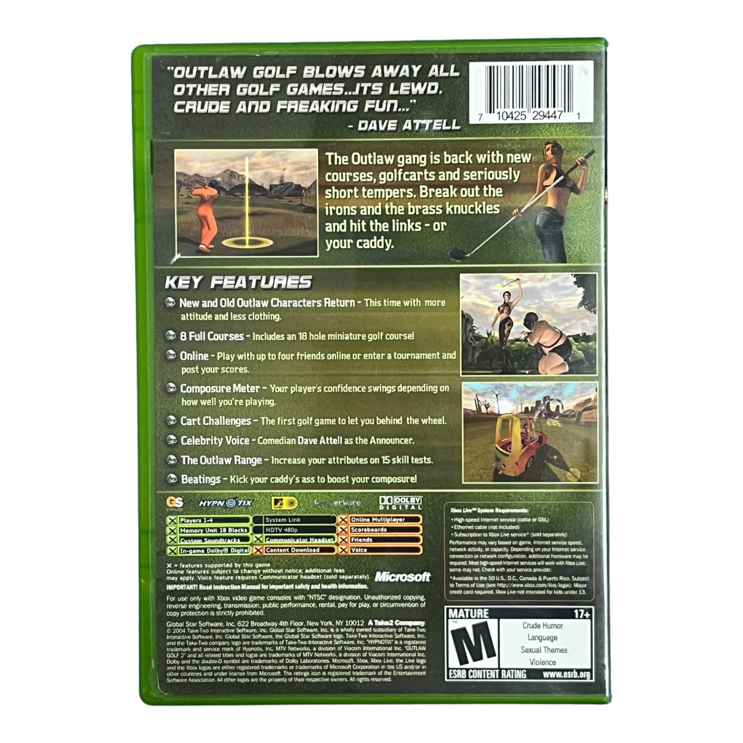 Outlaw Golf 2 (Xbox)