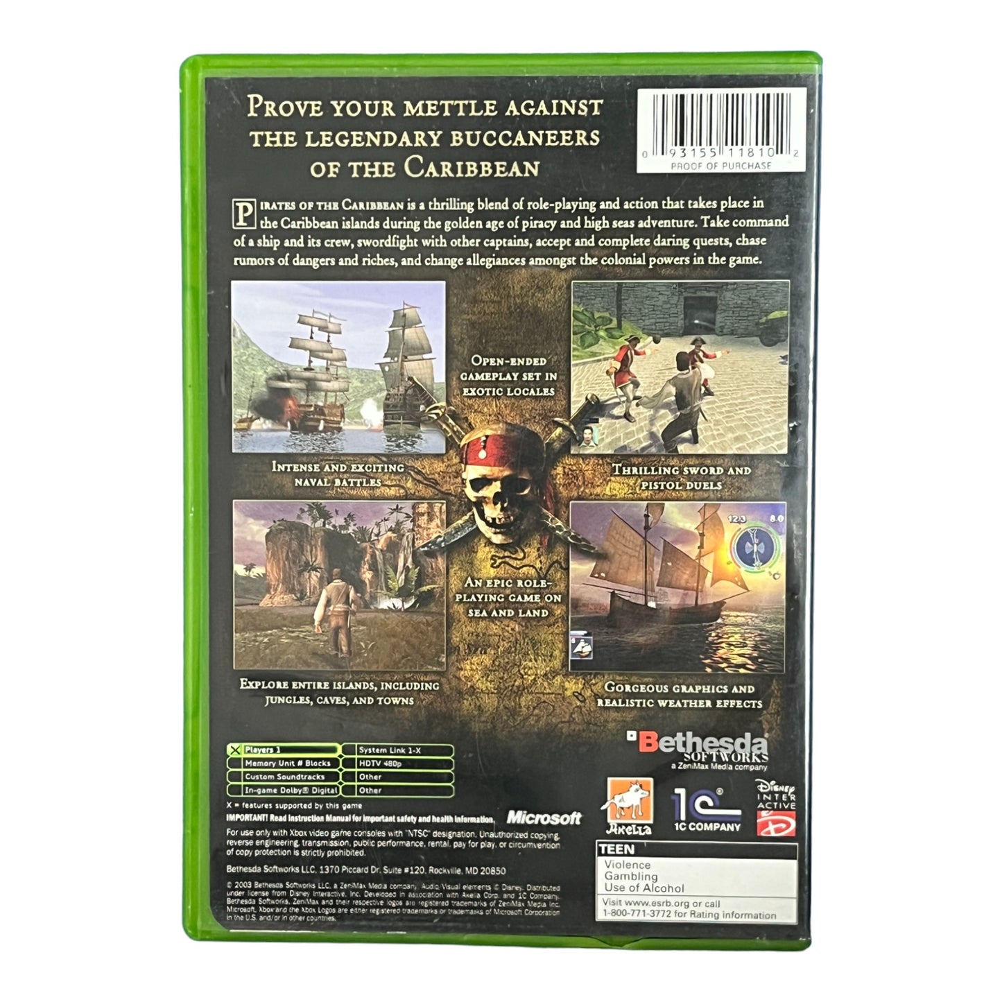 Pirates Of The Caribbean (Xbox)