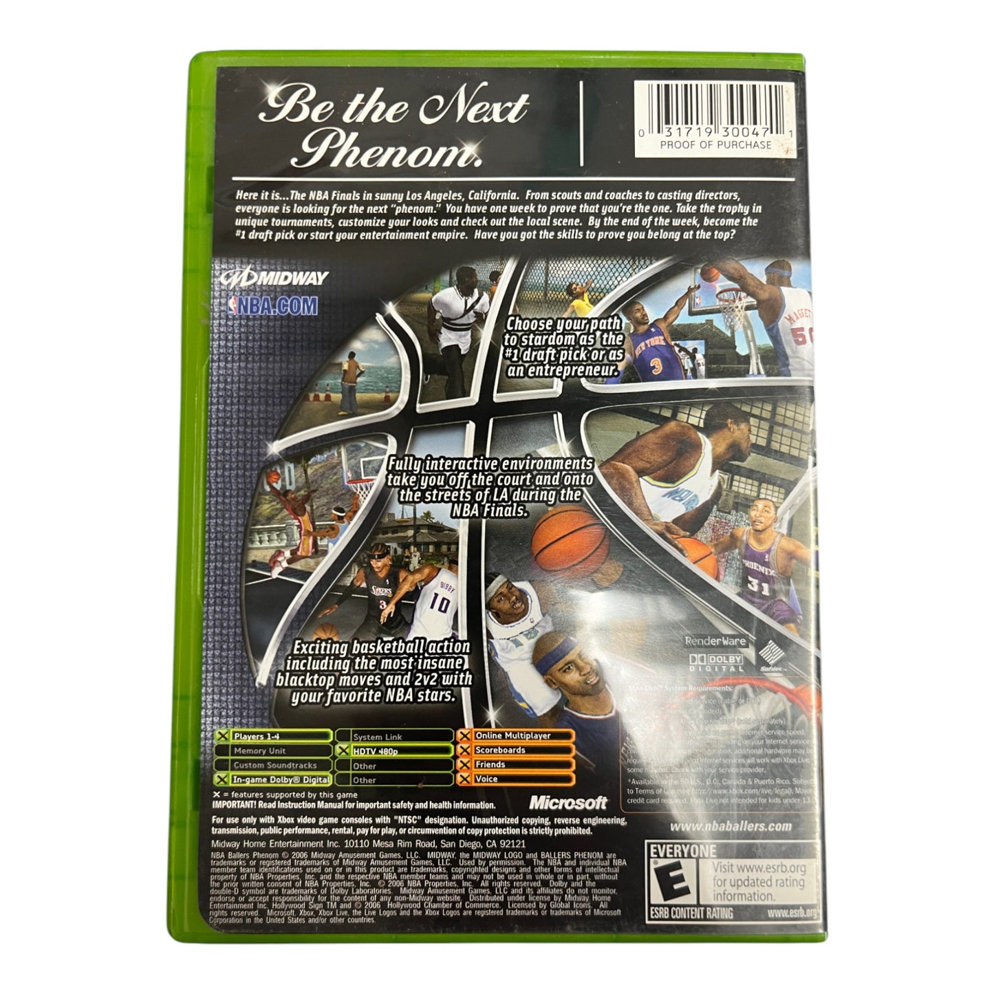 NBA Ballers Phenom (Xbox)