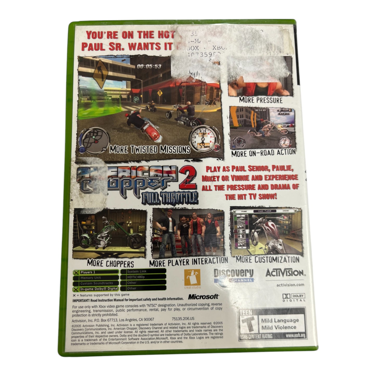 American Chopper 2 Full Throttle (Xbox)