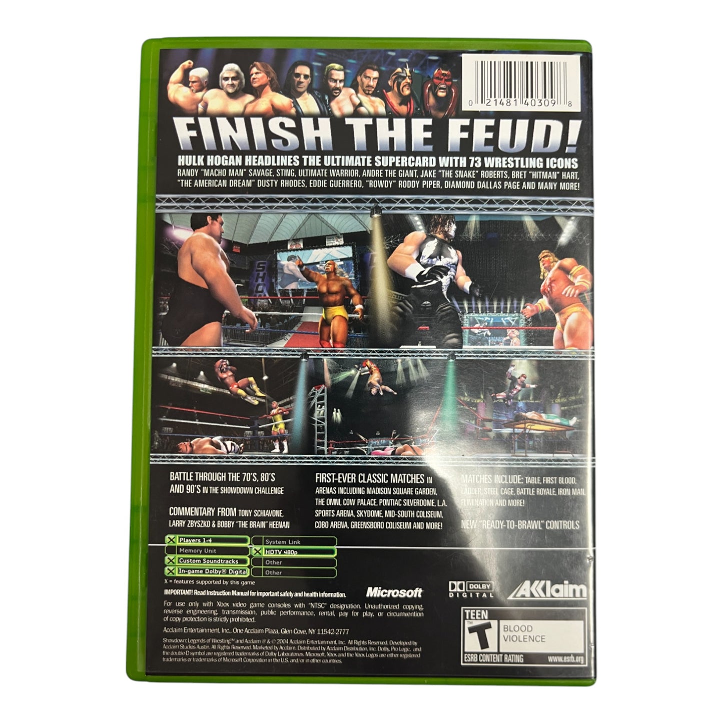 Showdown: Legends of Wrestling (Xbox)