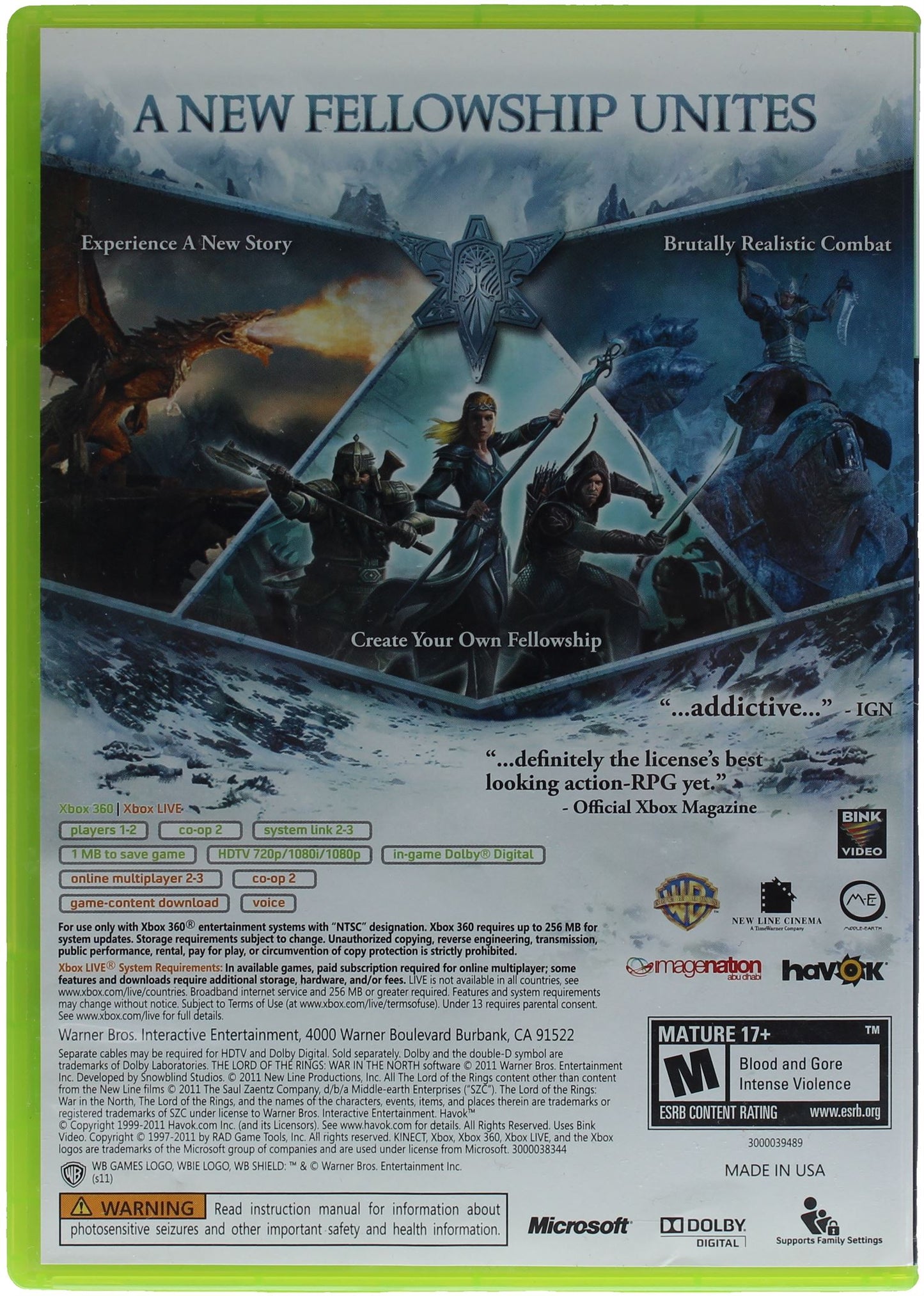 The Lord Of The Rings: War In The North [Collector's Edition]