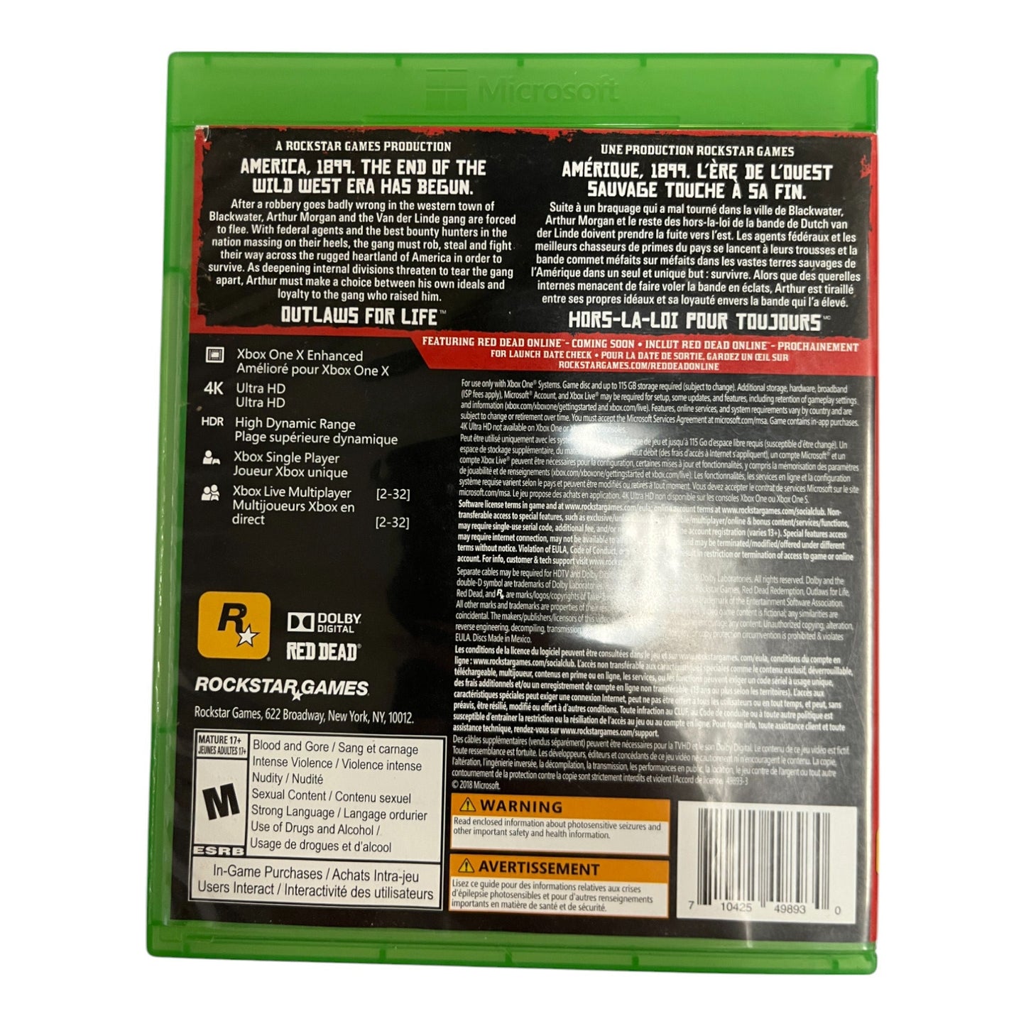 Red Dead Redemption 2 (Xbox One)