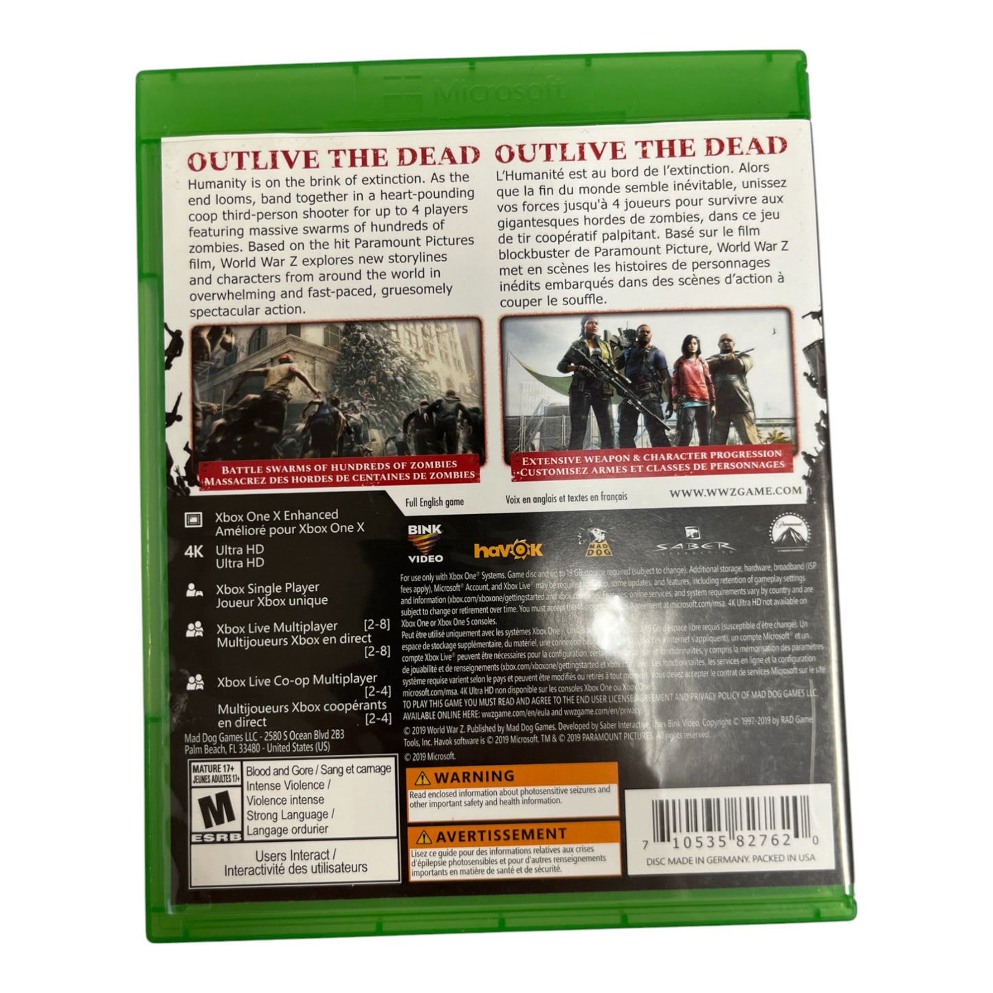 World War Z (Xbox One)