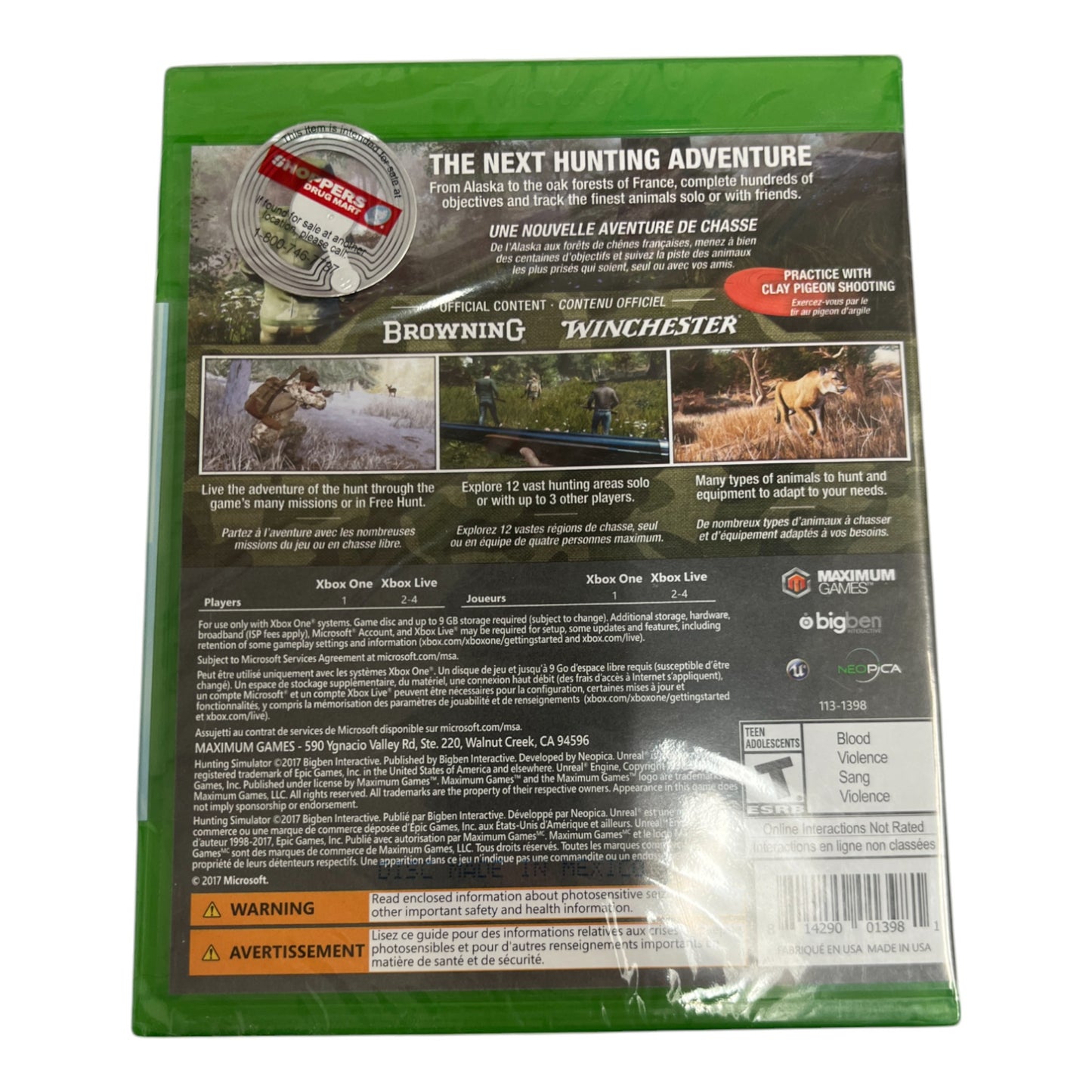 Hunting Simulator (Xbox One) - Sealed Game