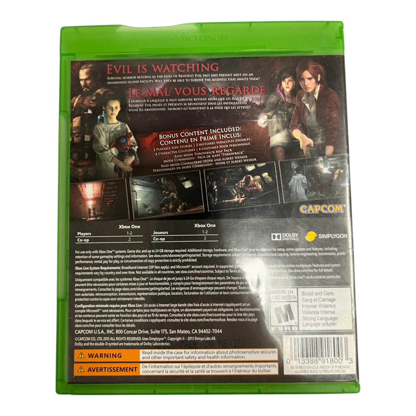 Resident Evil Revelations 2 (Xbox One)