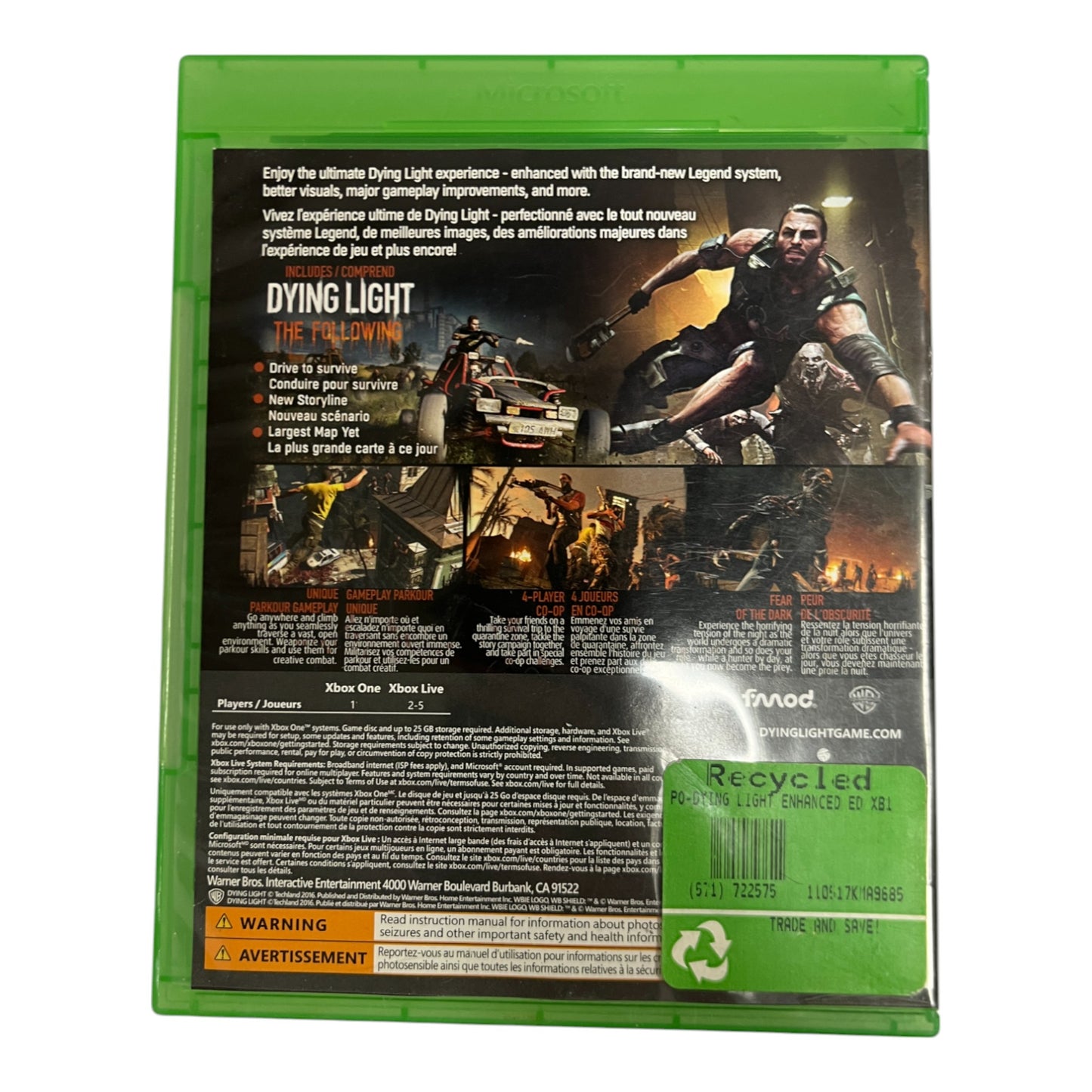 Dying Light: The Following [Enhanced Edition] (Xbox One)