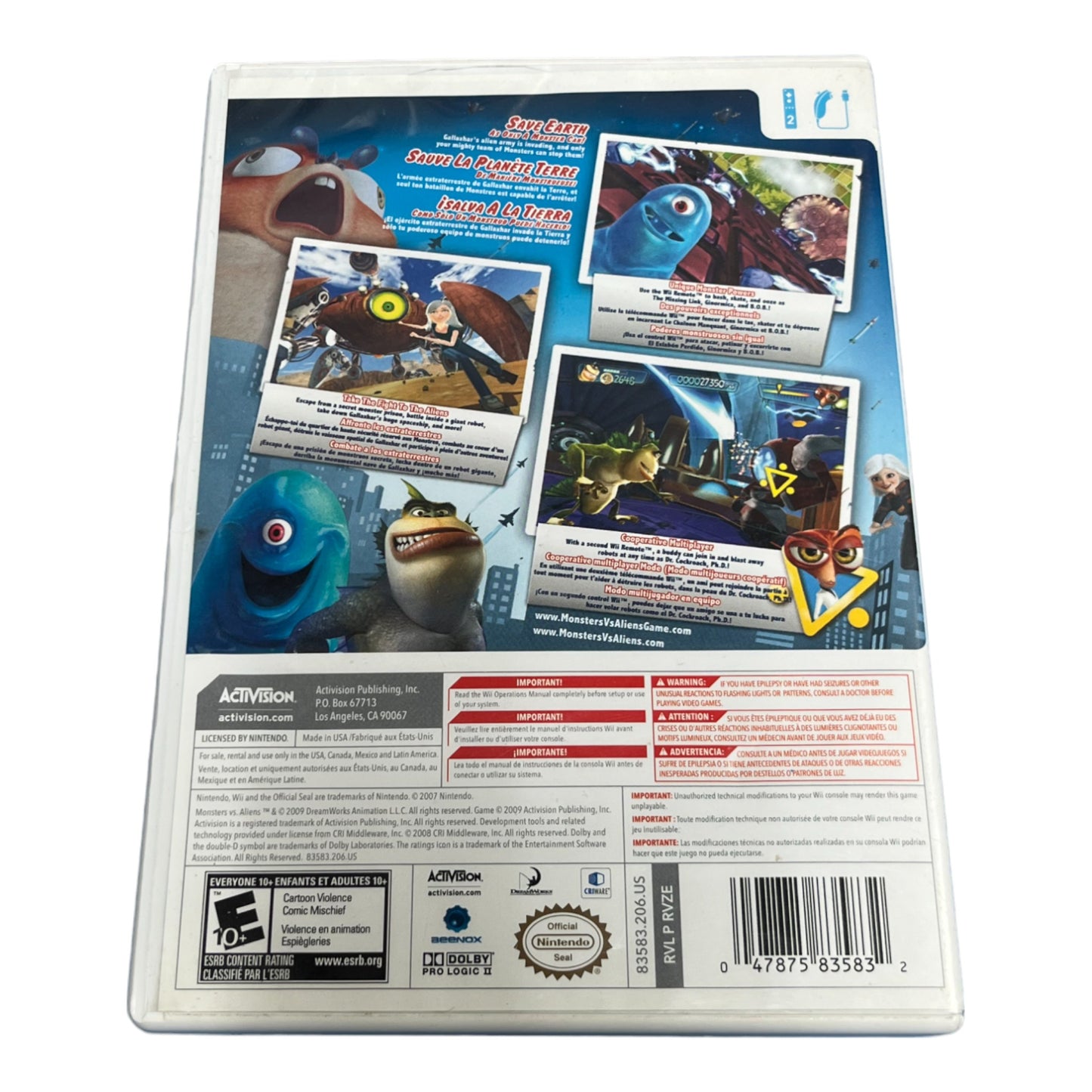 Monsters Vs. Aliens (Wii)