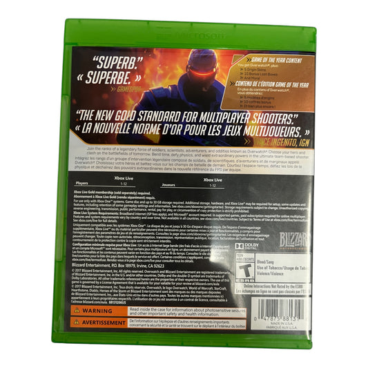 Overwatch [Game of the Year] (Xbox One)