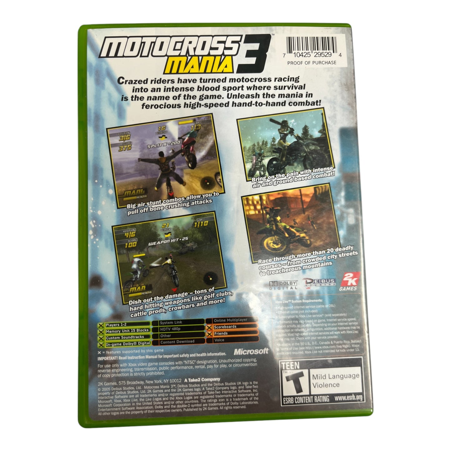 Motocross Mania 3 (Xbox)