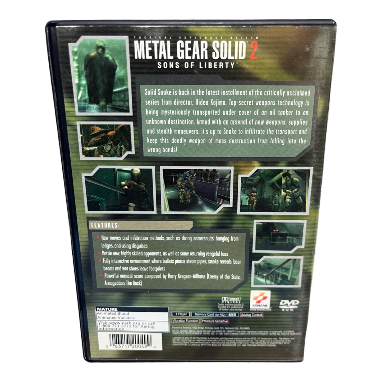 Metal Gear Solid 2: Sons Of Liberty (PS2)