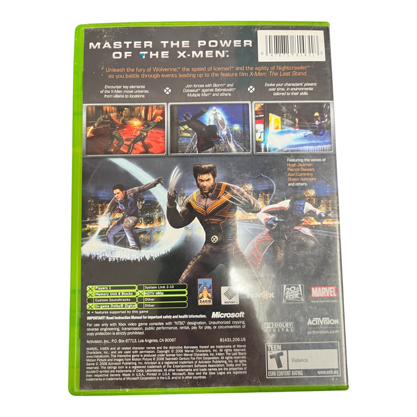 X-Men: The Official Game (Xbox)