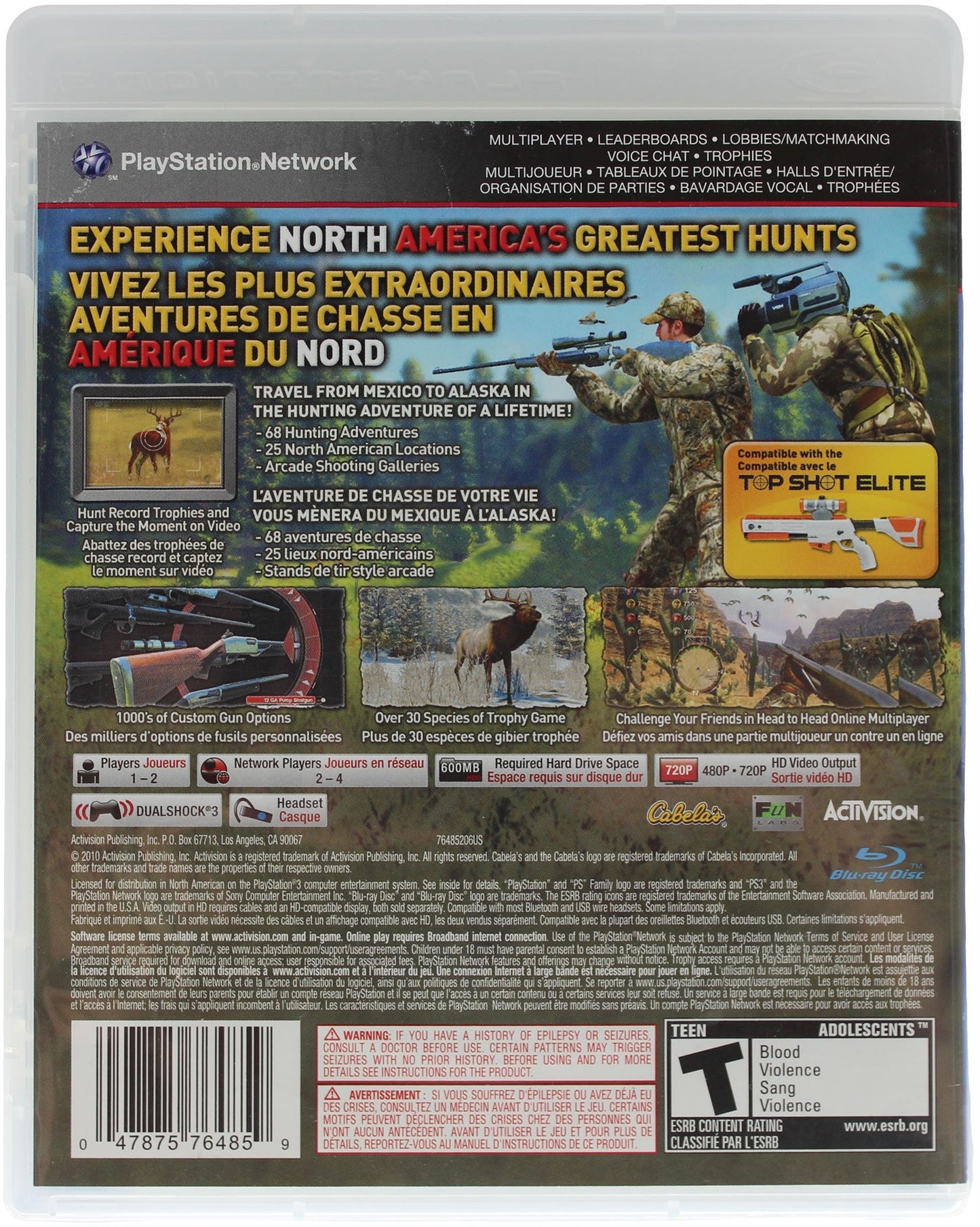 Cabela's North American Adventures (PS3)