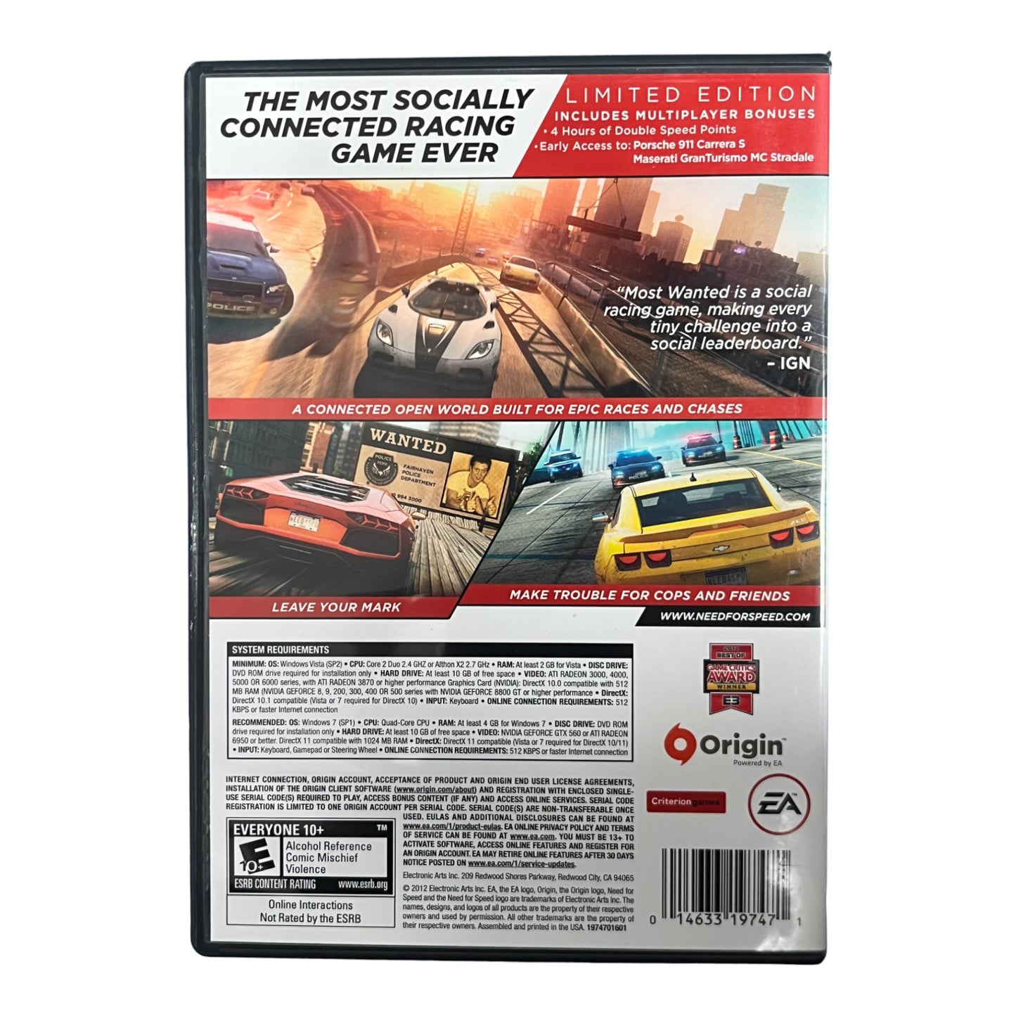 Need for Speed Most Wanted [Limited Edition] (PC)