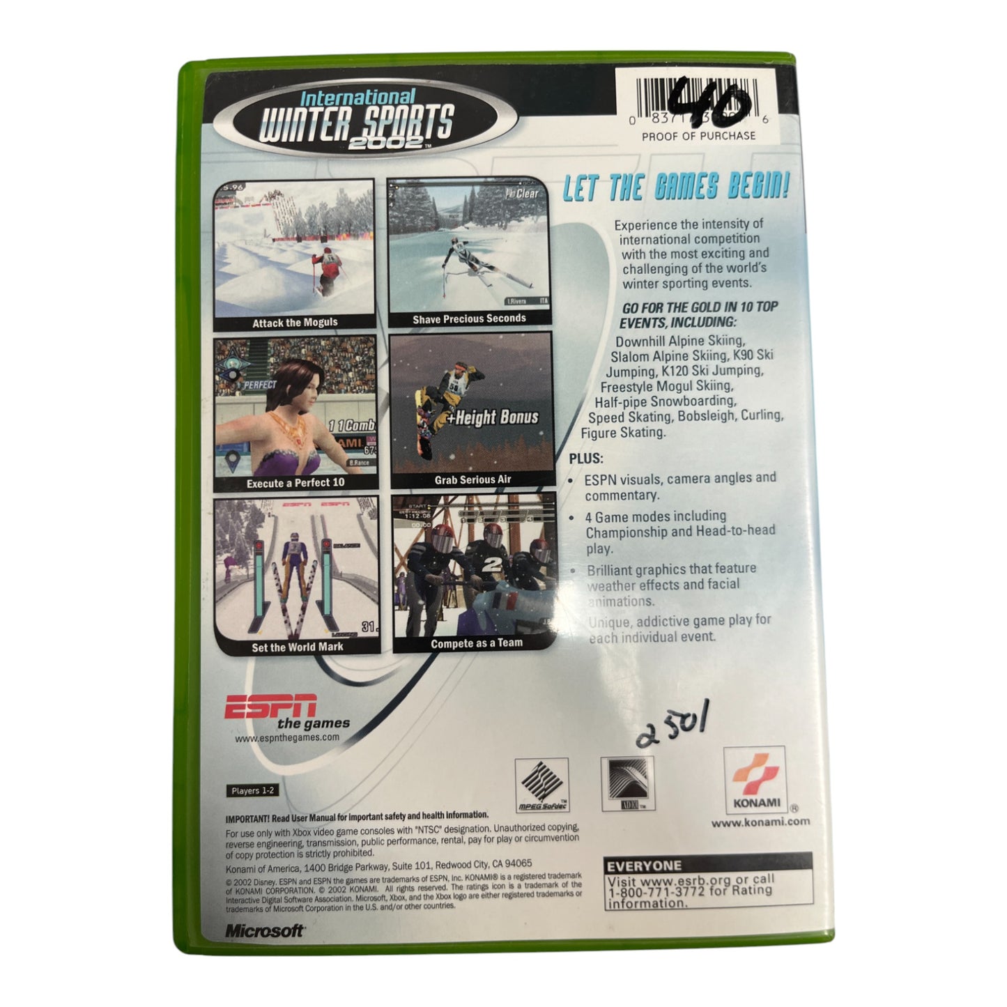 ESPN International Winter Sports 2002 (Xbox)