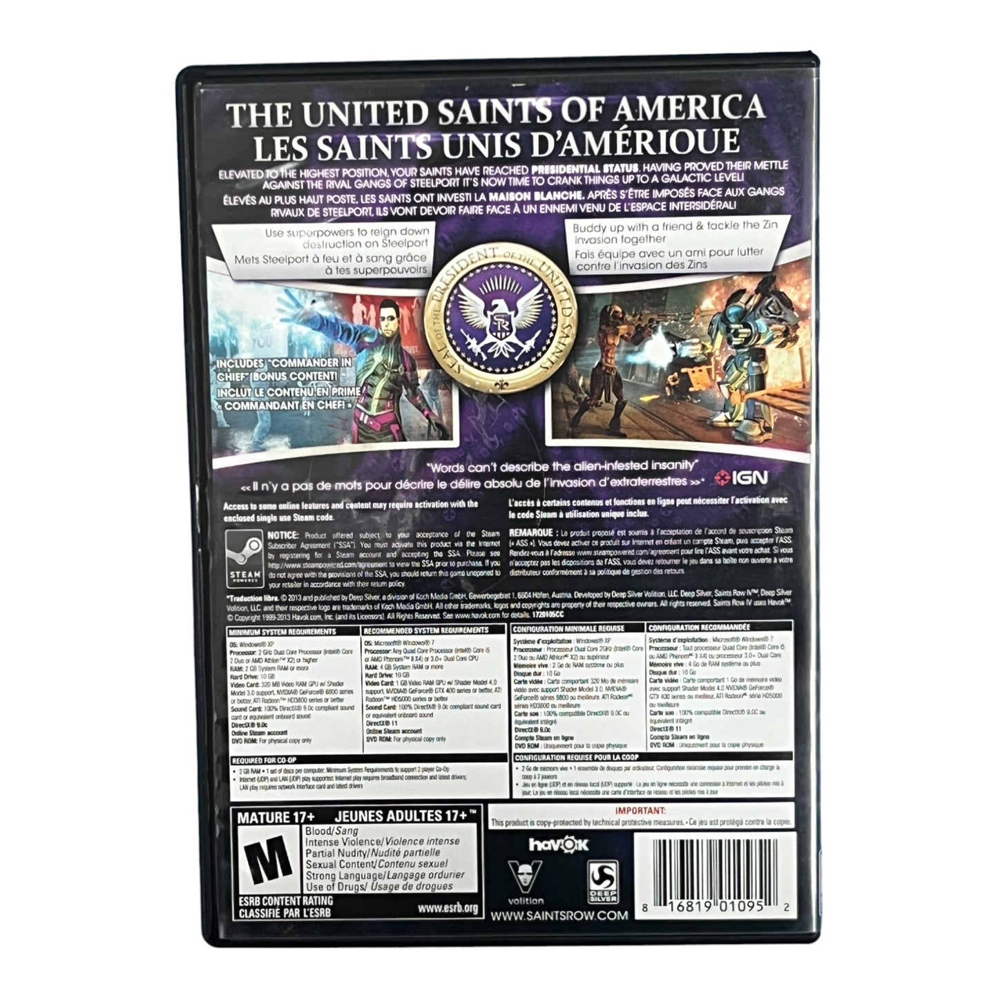 Saints Row IV PC [Commander In Chief Edition] (PC)