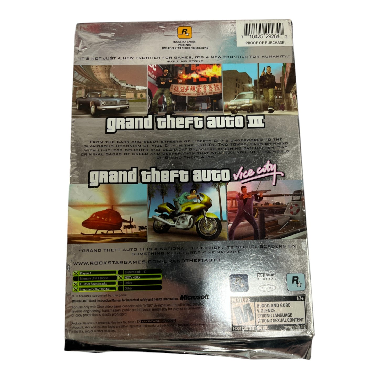 Grand Theft Auto Double Pack (Xbox)