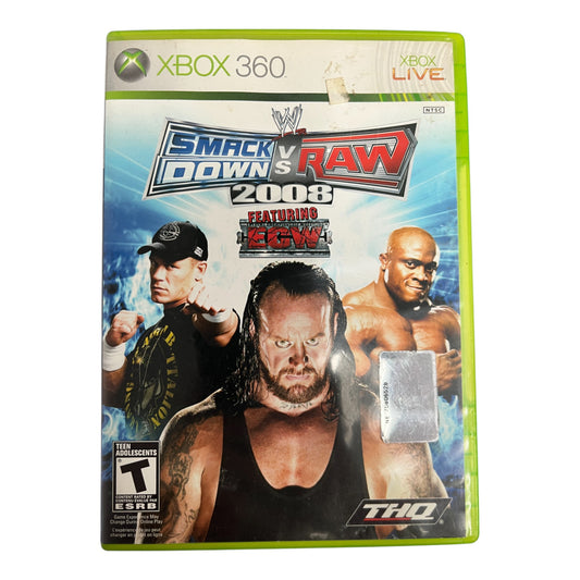 WWE Smackdown vs. Raw 2008 (Xbox 360)