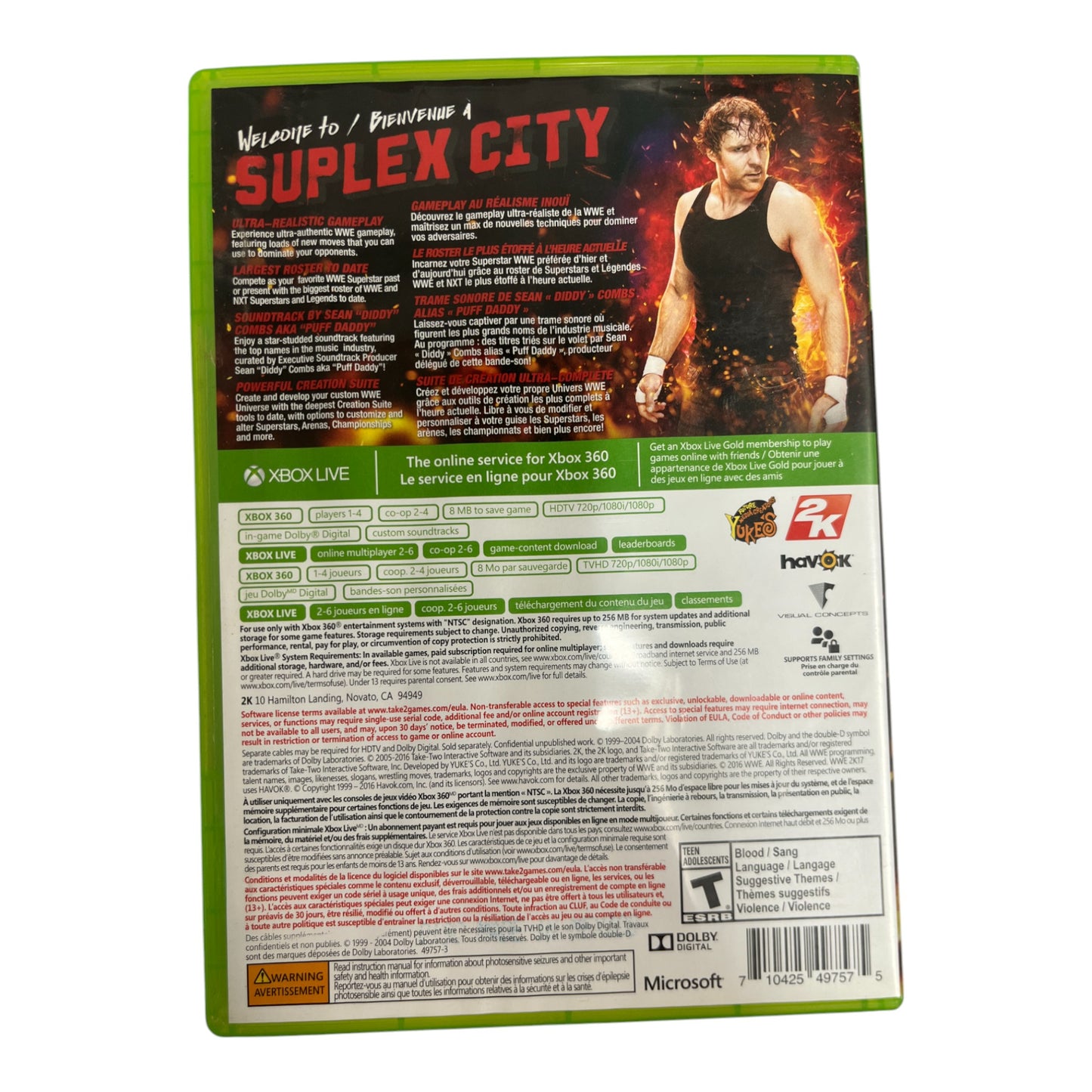 WWE 2K17 (Xbox 360)