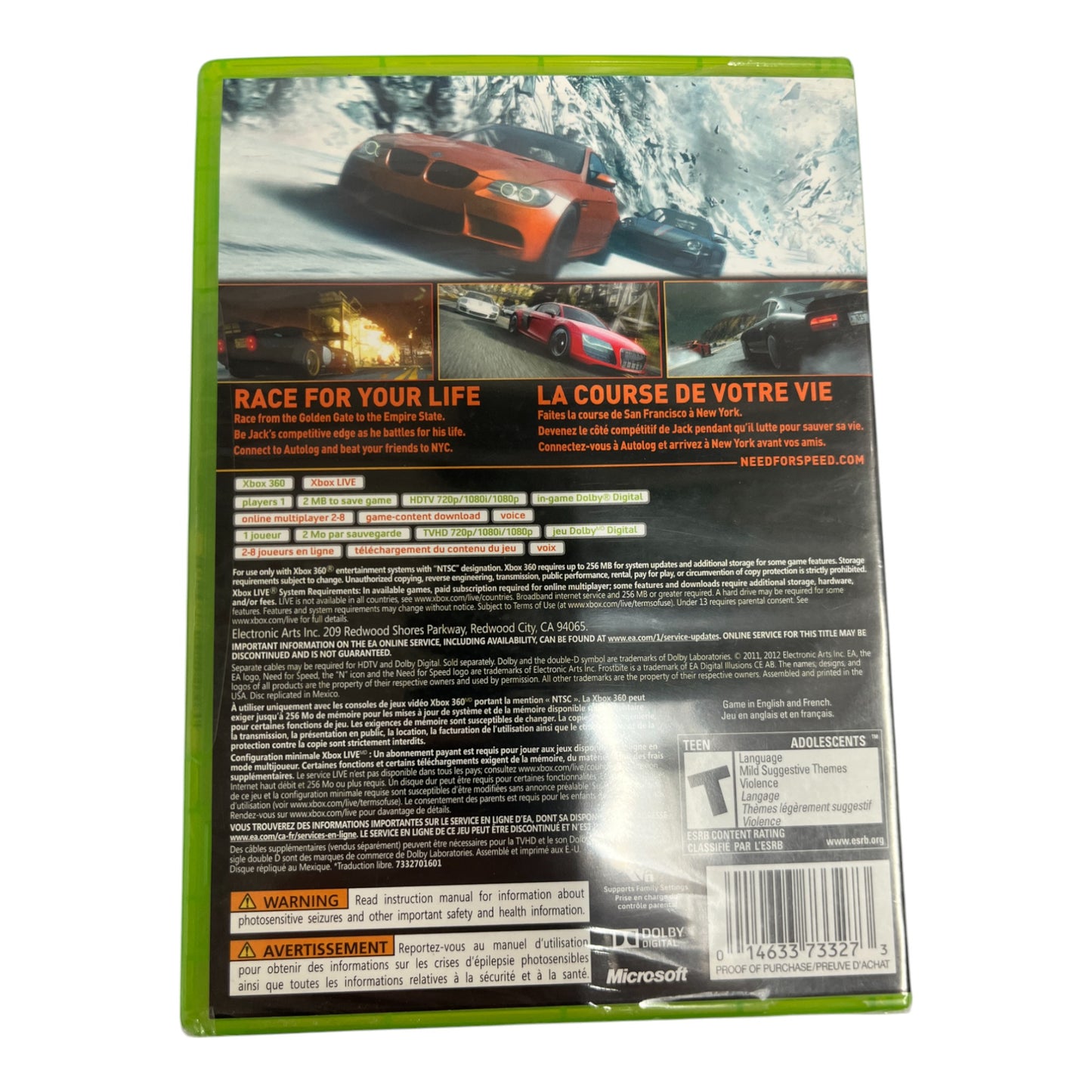 Need For Speed: The Run (Xbox 360)