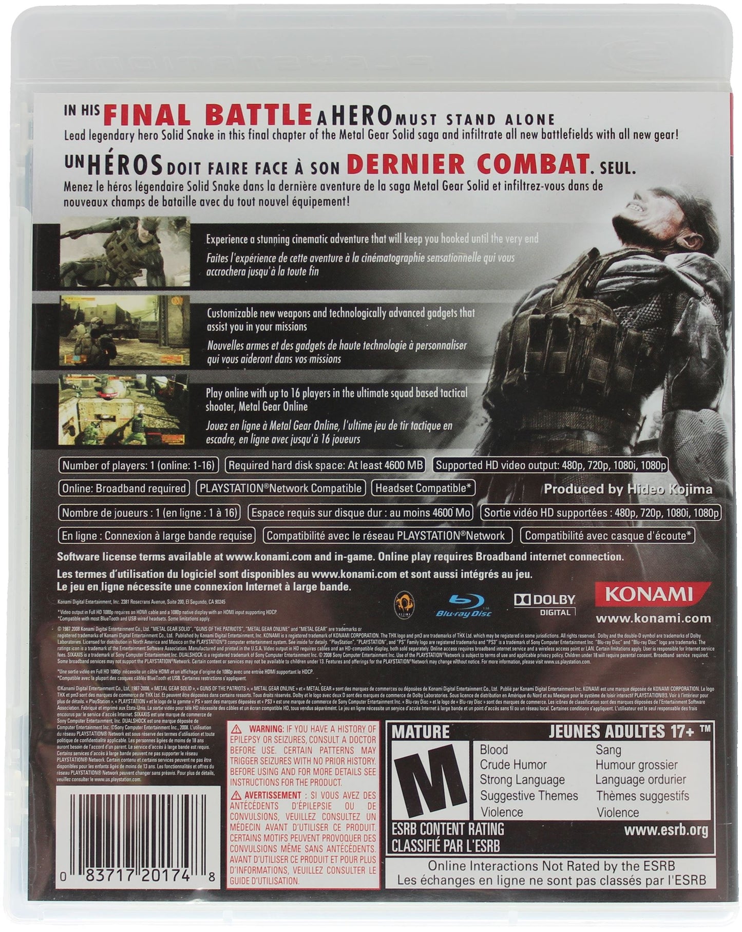 Metal Gear Solid 4: Guns Of The Patriots (PS3)