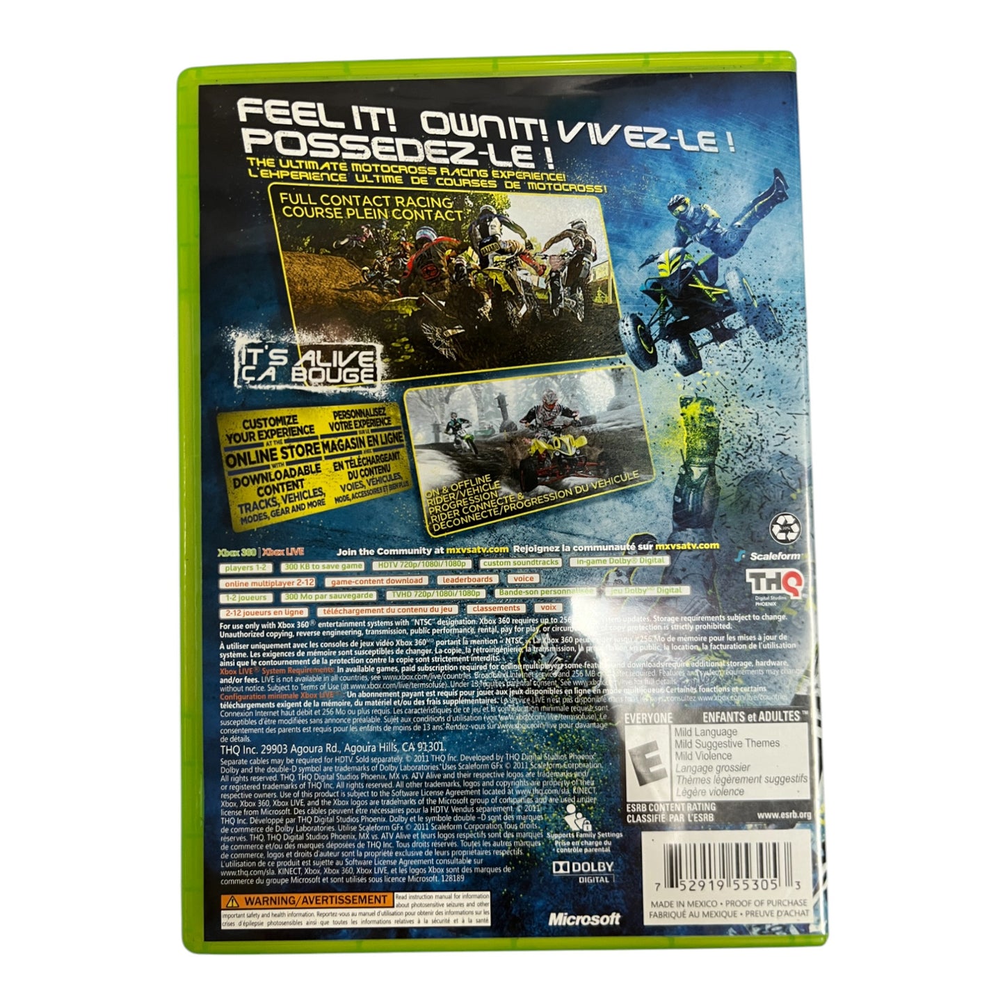 MX vs. ATV Alive (Xbox 360)