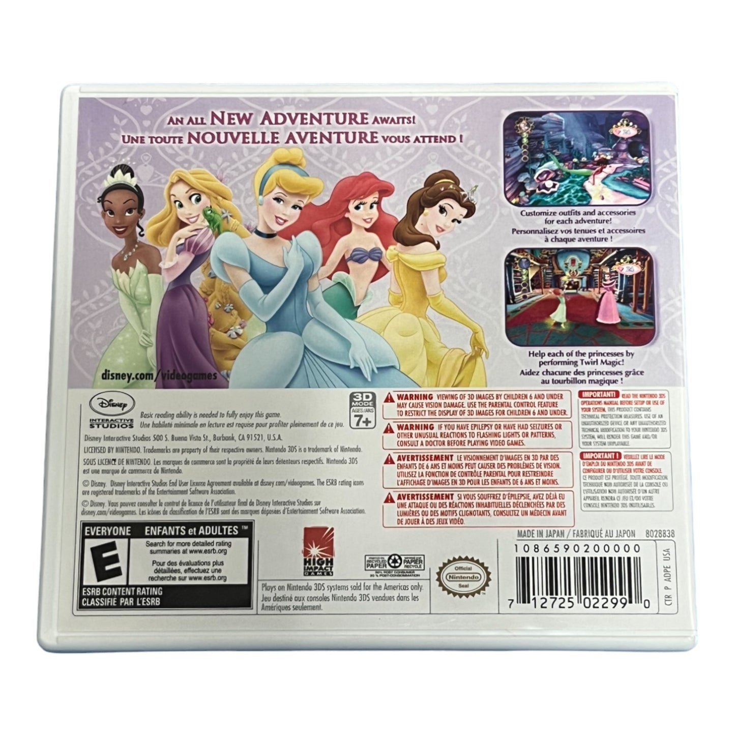 Disney Princess My Fairytale Adventure (3DS)