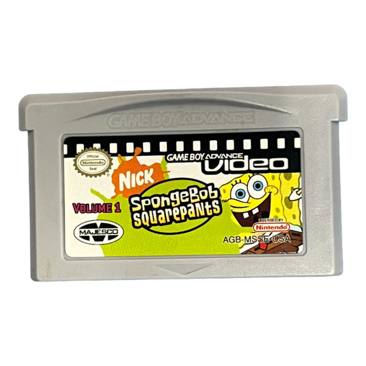 GBA Video SpongeBob SquarePants Volume 1 (GBA)