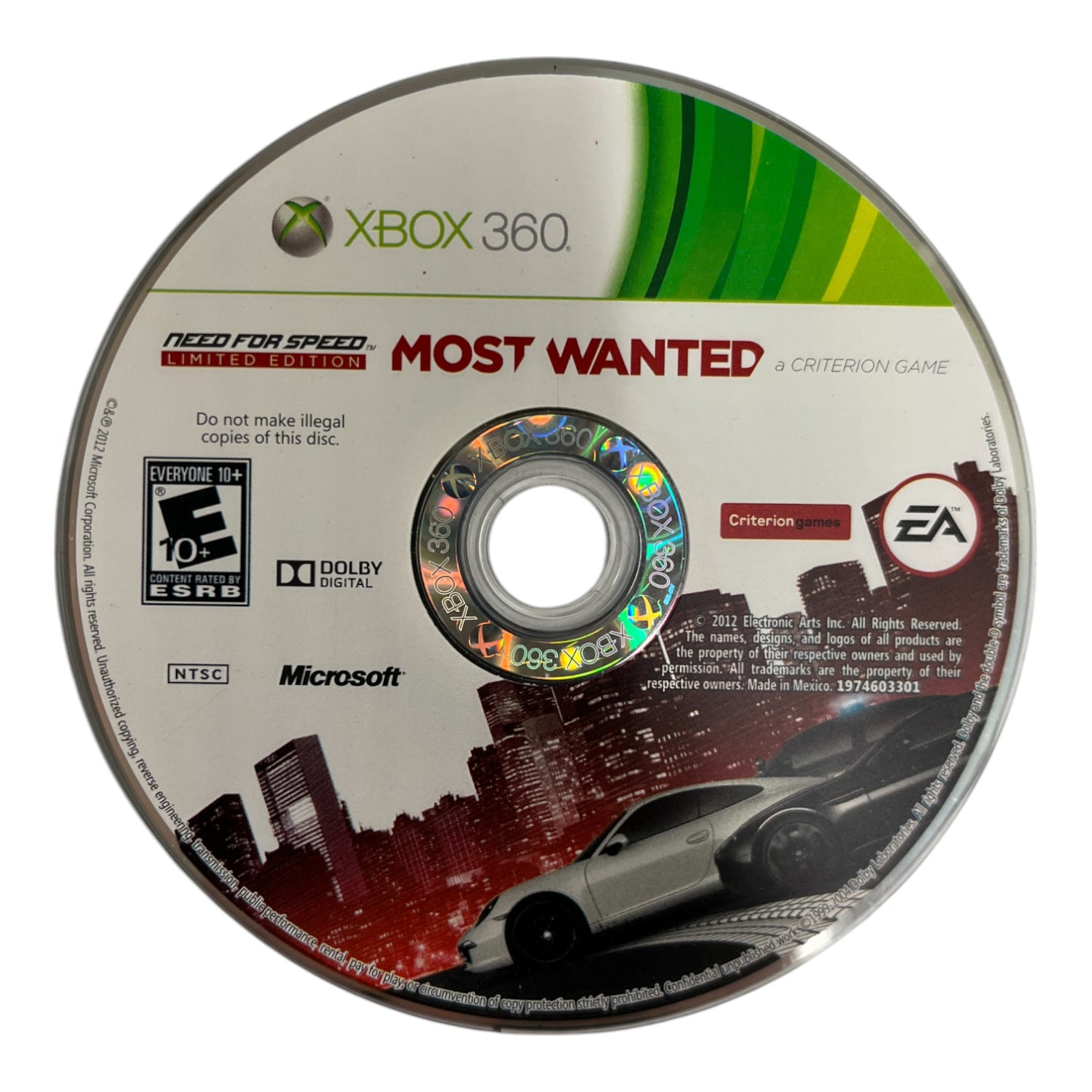 Need For Speed: Most Wanted (Xbox 360)