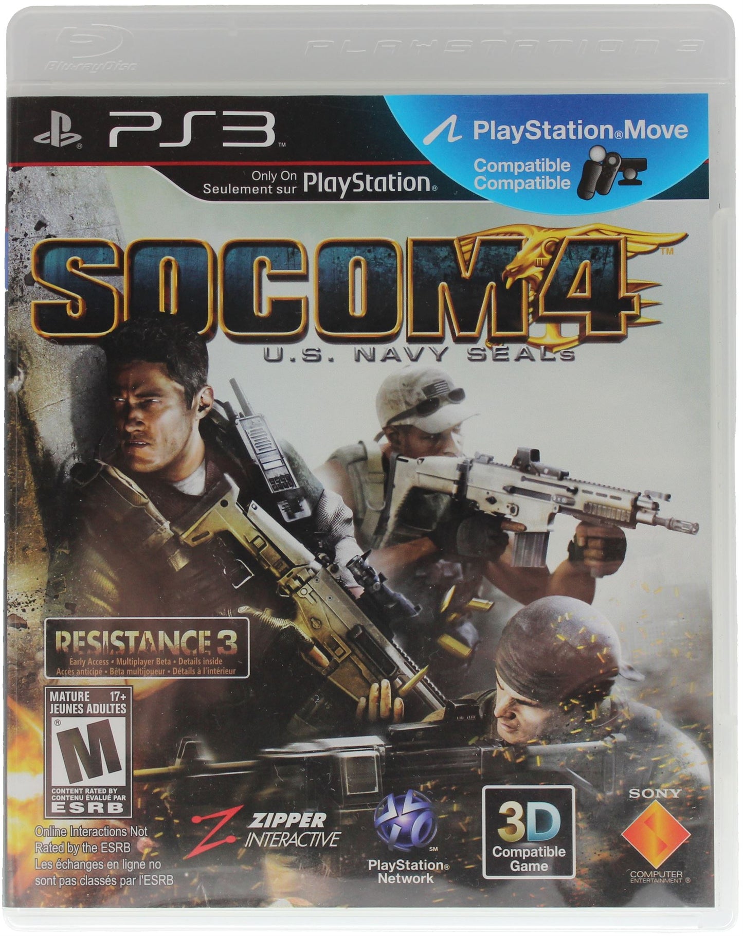 SOCOM 4: U.S. Navy SEALs (PS3)