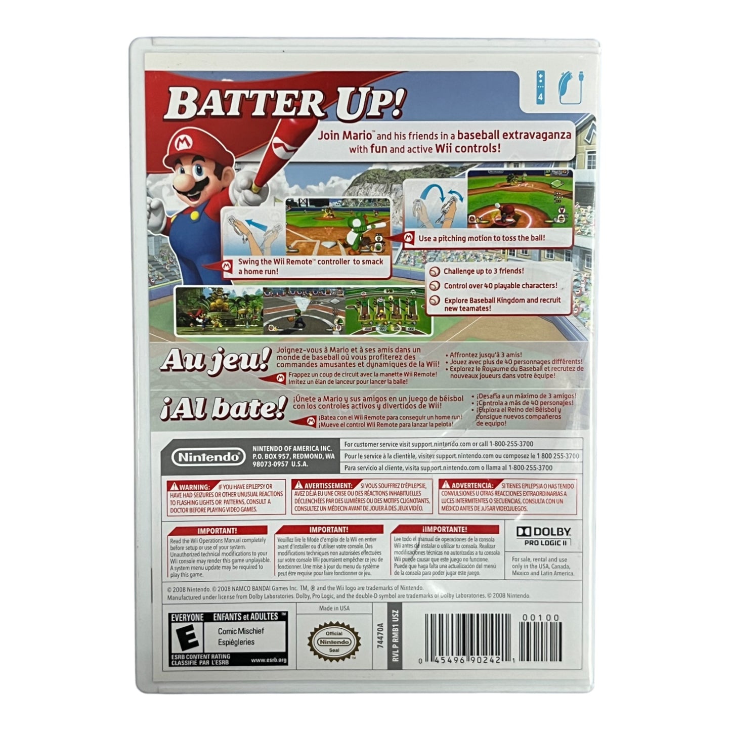 Mario Super Sluggers [Nintendo Selects] (Wii)