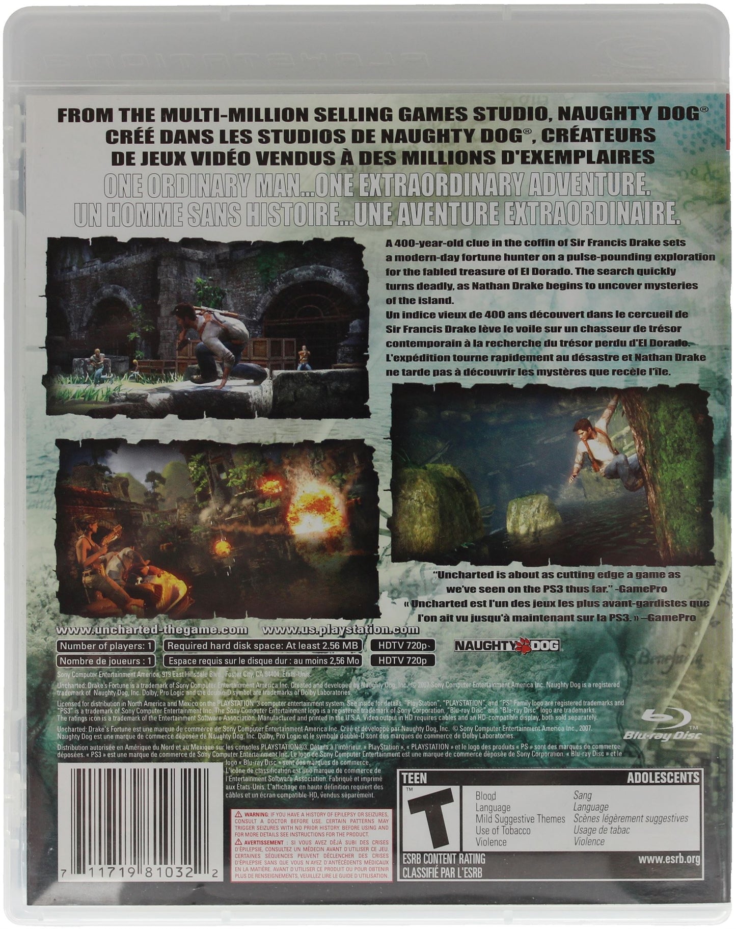 Uncharted: Drake's Fortune (PS3)