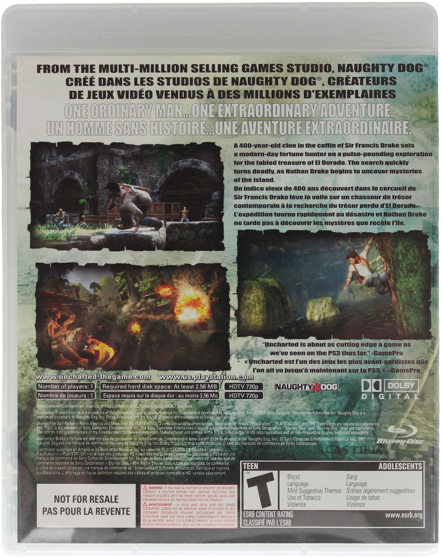 Uncharted: Drake's Fortune (PS3)