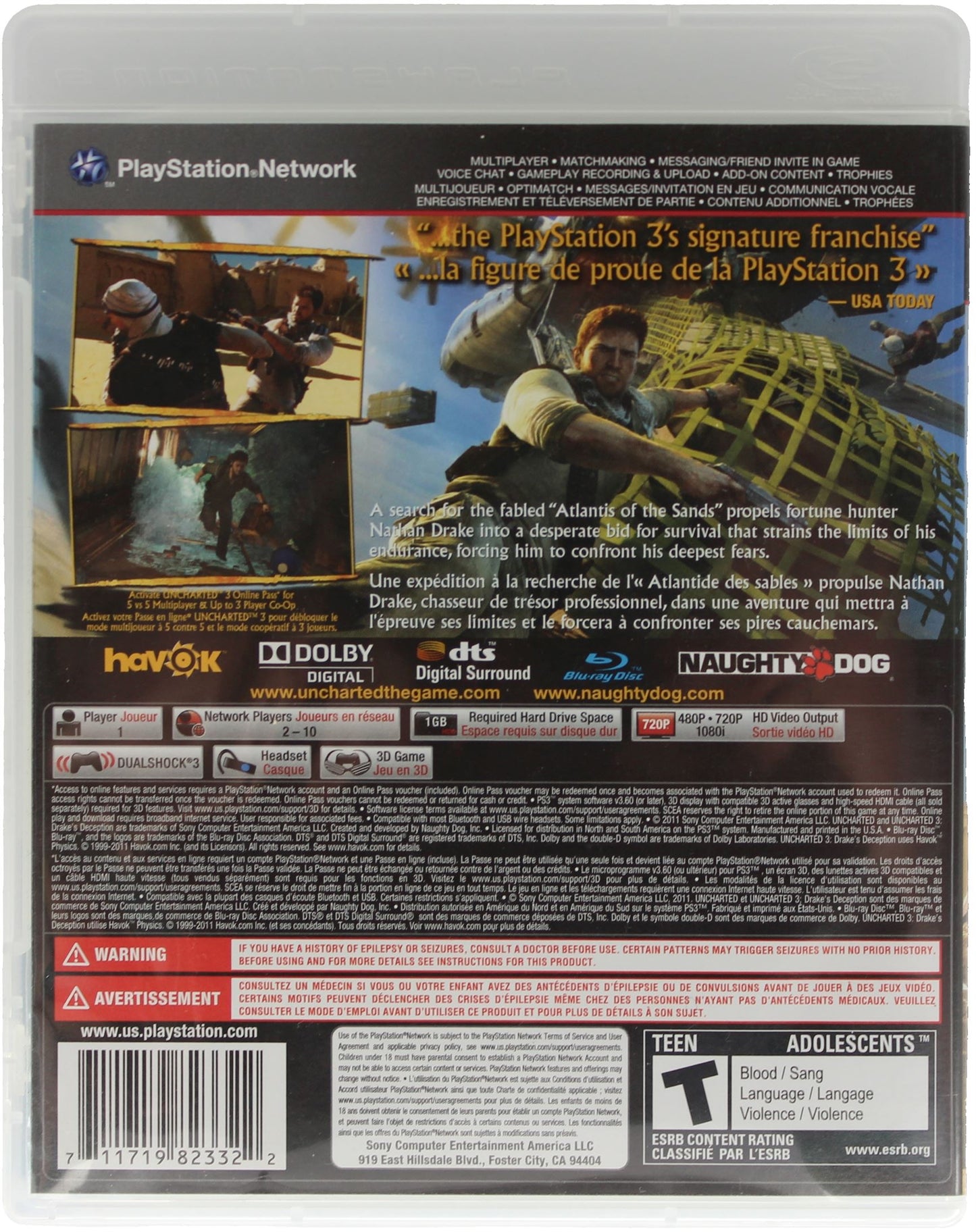 Uncharted 3: Drake's Deception (PS3)