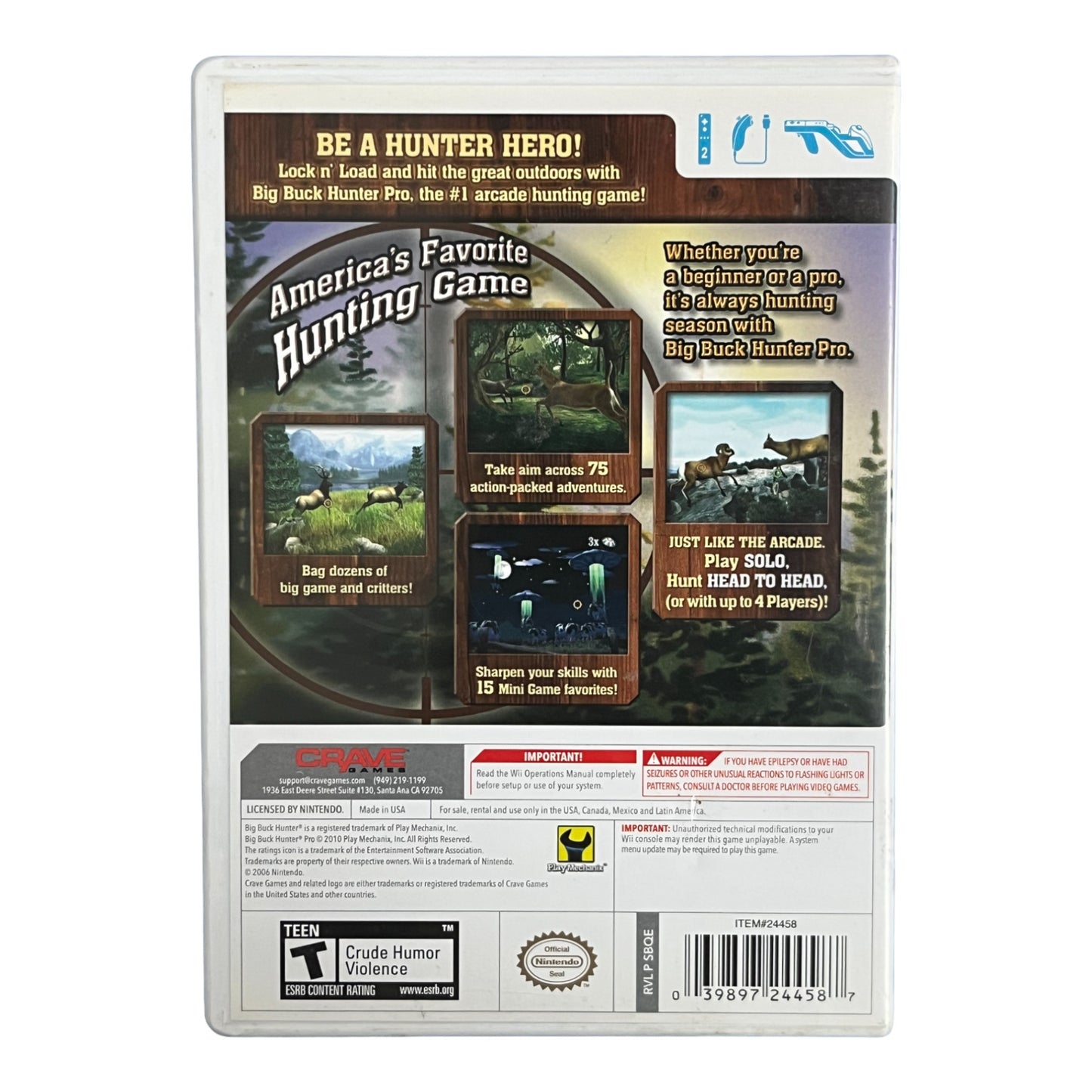 Big Buck Hunter Pro (Wii)