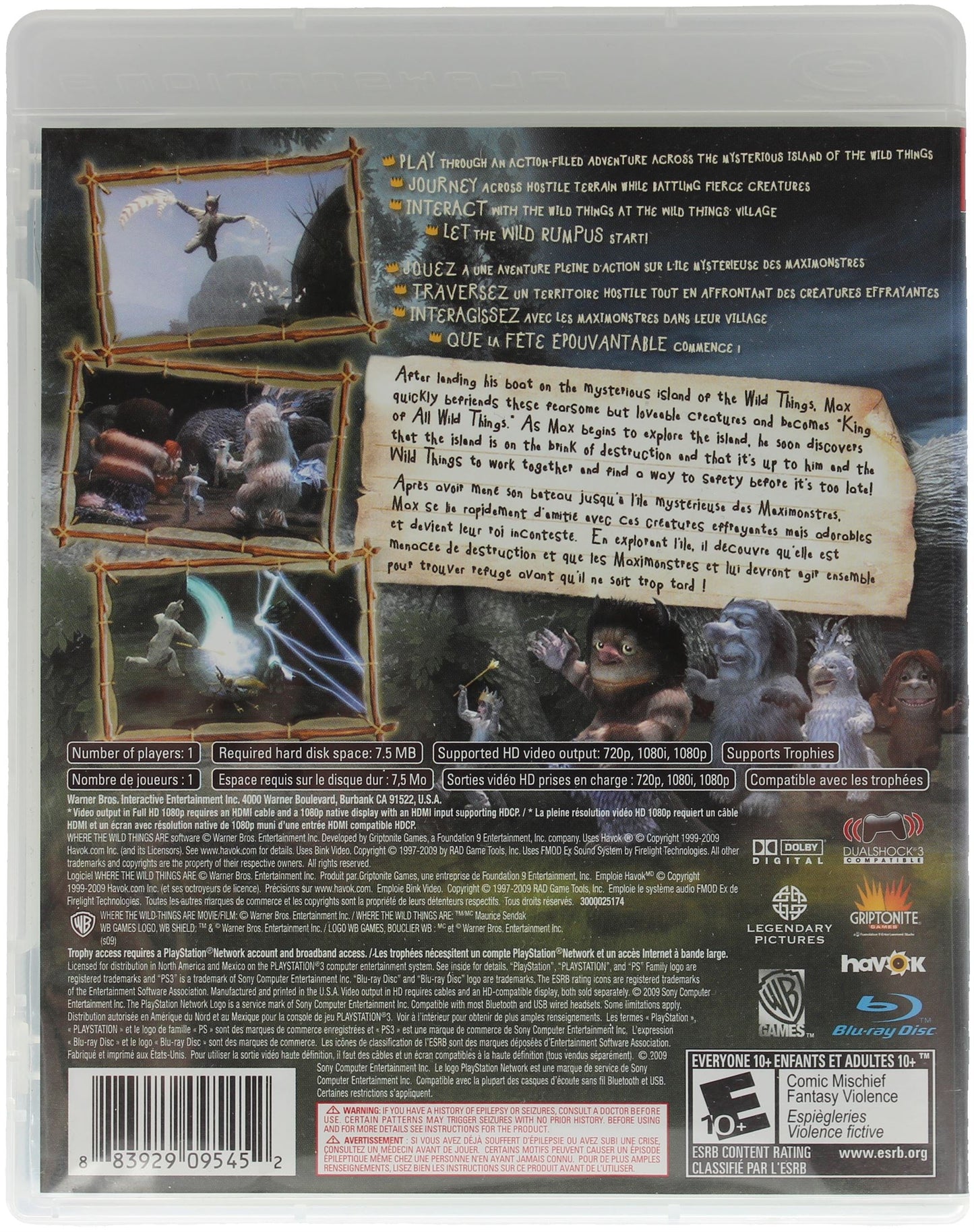 Where The Wild Things Are (PS3)