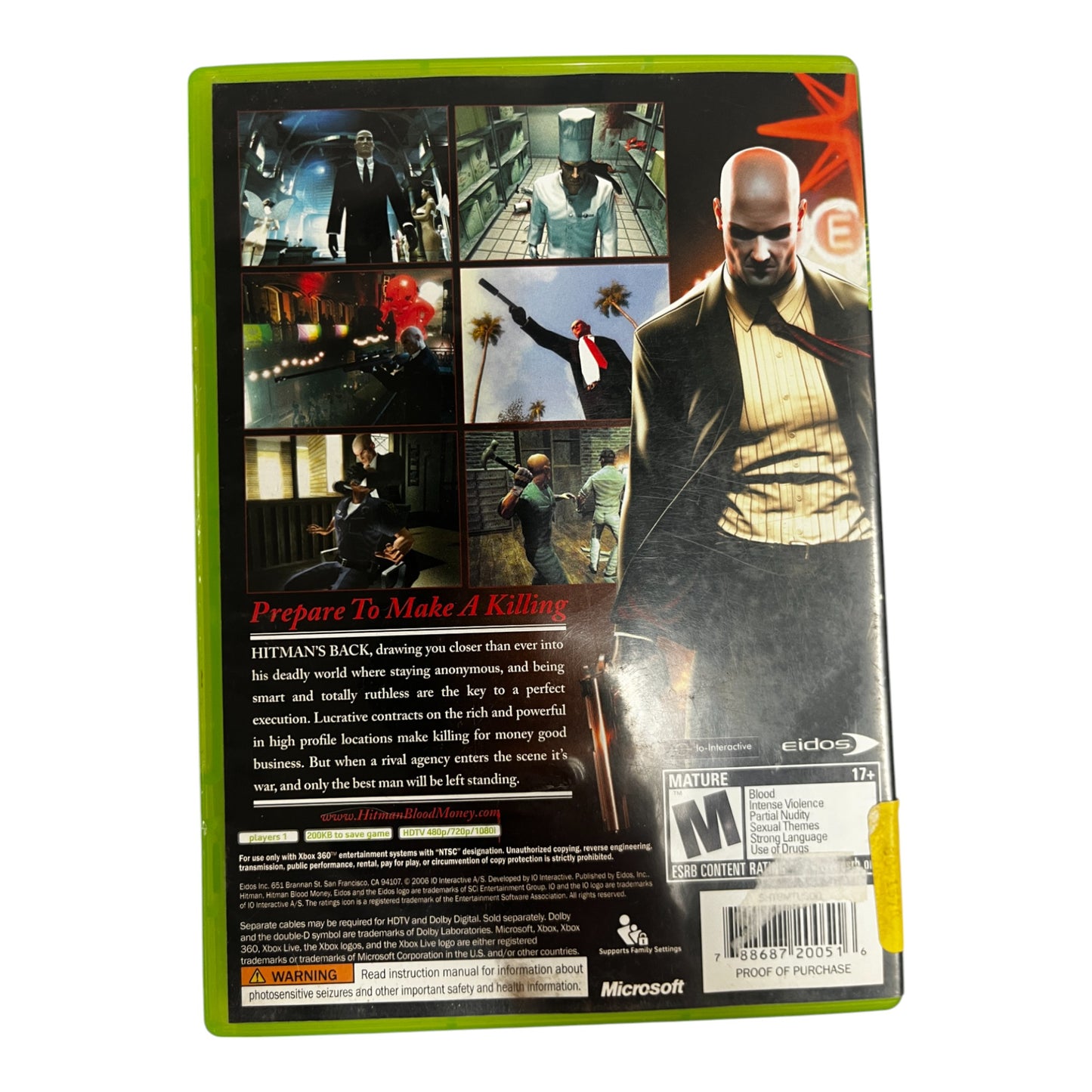 Hitman Blood Money (Xbox 360)